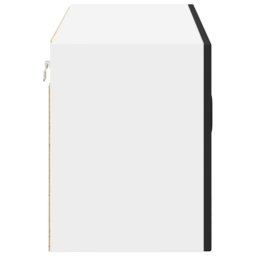 Keukenkast Zwart 80 x 31 x 40 cm Bewerkt hout is nu te koop bij PeponiXL, paradijselijk wonen!