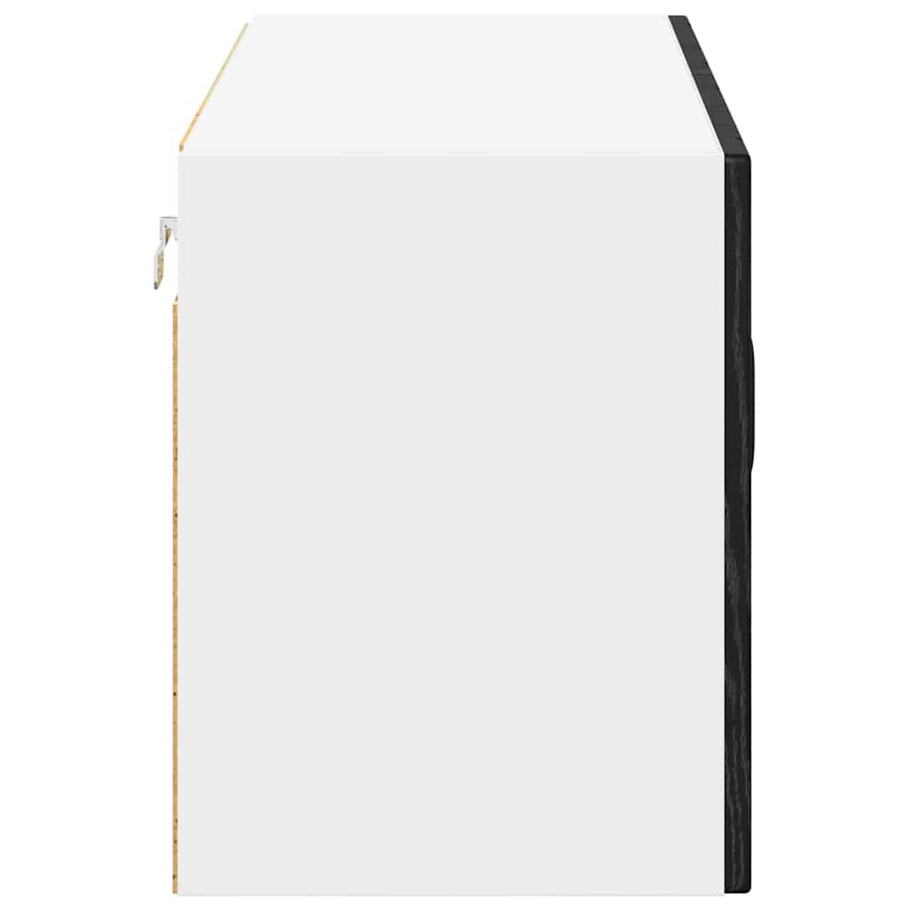 Keukenkast Zwart Eiken 80 x 31 x 40 cm Bewerkt hout is nu te koop bij PeponiXL, paradijselijk wonen!