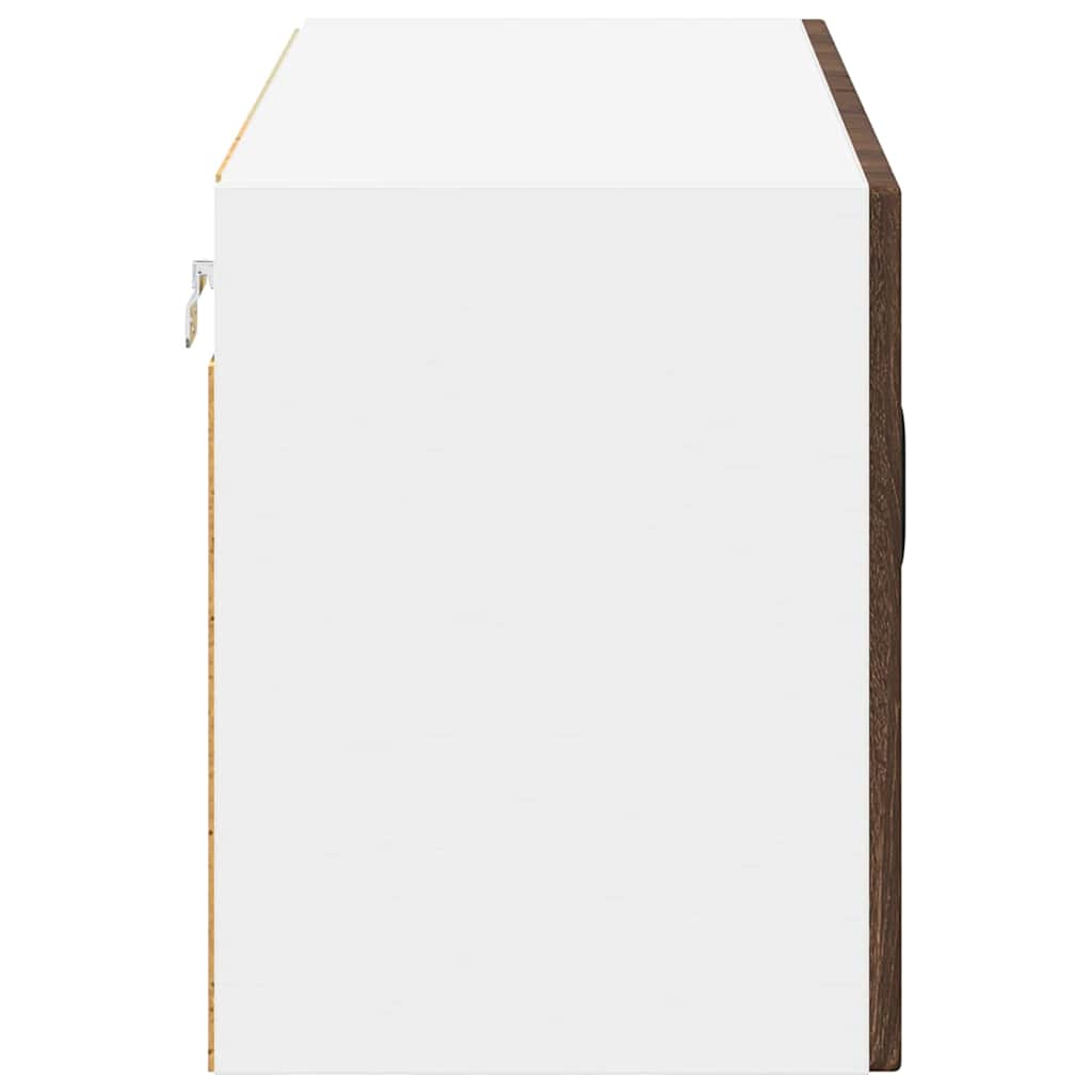 Vaatwasserpaneel Lucca Bruin eiken 80 x 31 x 40 cm Bewerkt hout is nu te koop bij PeponiXL, paradijselijk wonen!