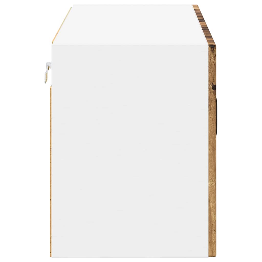 Keukenkast Oudhout 80 x 31 x 40 cm Bewerkt hout is nu te koop bij PeponiXL, paradijselijk wonen!