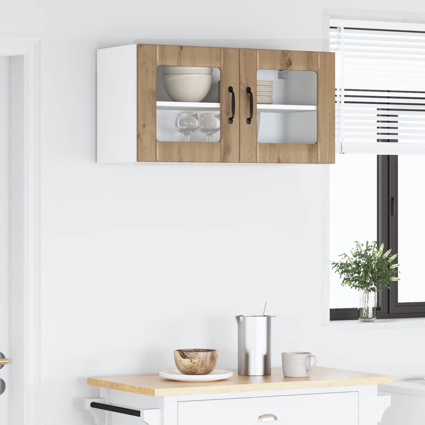 Vaatwasserpaneel Lucca Artisanaal eiken 80 x 31 x 40 cm is nu te koop bij PeponiXL, paradijselijk wonen!
