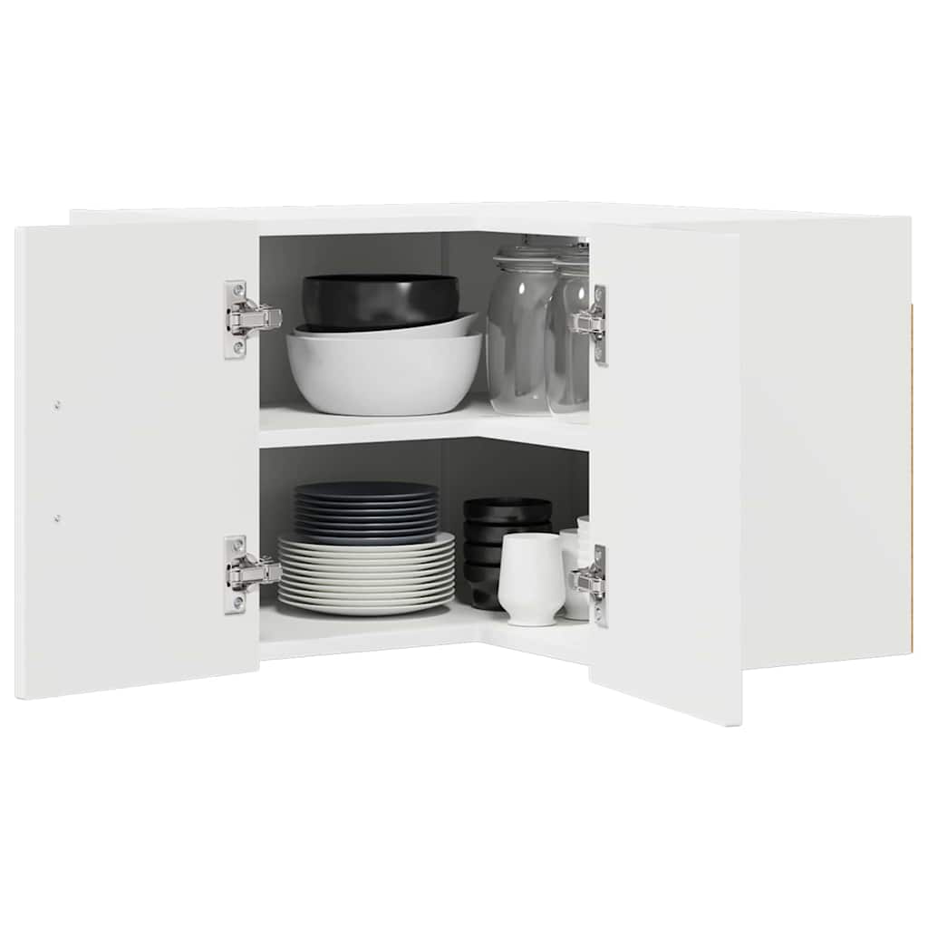 Keukenkast Hoogglans wit 57 x 57 x 40 cm Bewerkt hout is nu te koop bij PeponiXL, paradijselijk wonen!