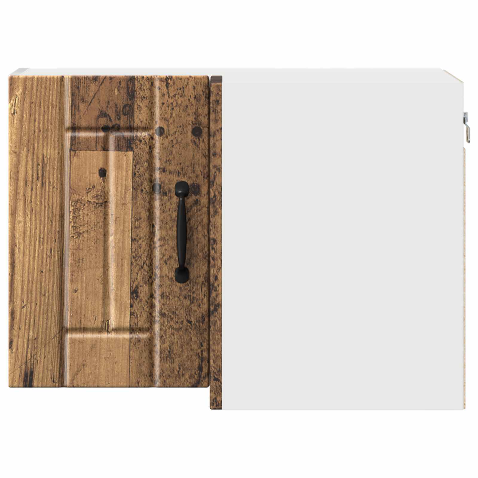 Keukenkast Oudhout 57 x 57 x 40 cm Bewerkt hout is nu te koop bij PeponiXL, paradijselijk wonen!