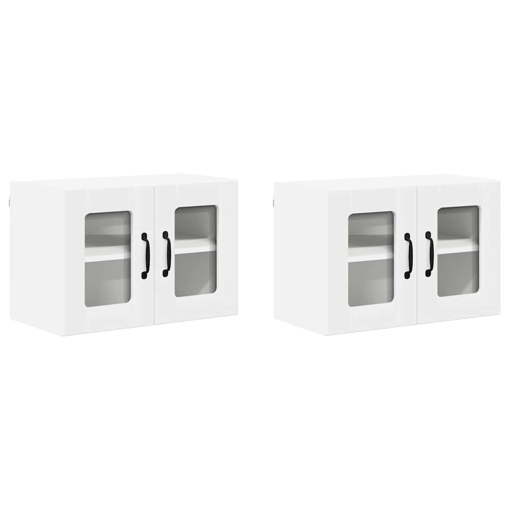 Vaatwasserpaneel Lucca 2 pcs Wit 60 x 31 x 40 cm Bewerkt hout is nu te koop bij PeponiXL, paradijselijk wonen!