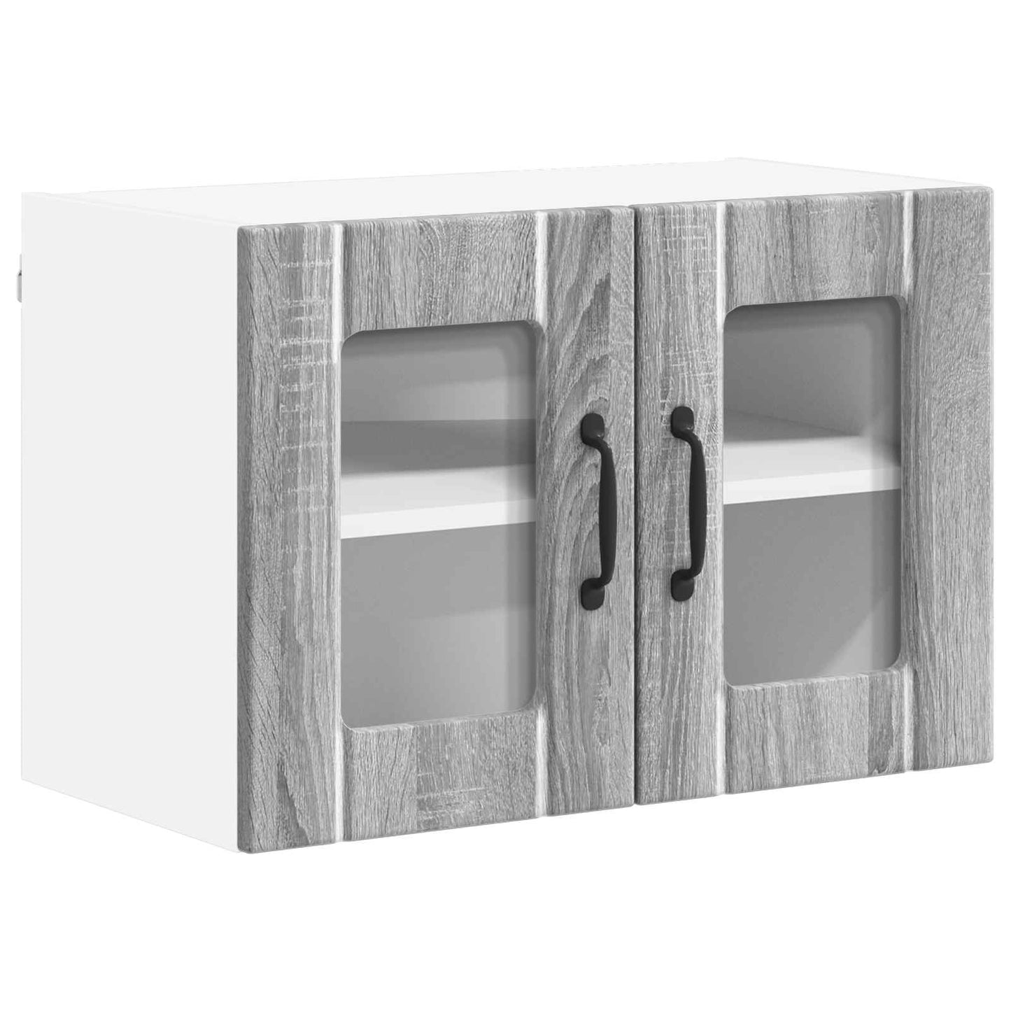 Keukenkast 2 pcs Grijs Sonoma 60 x 31 x 40 cm Bewerkt hout is nu te koop bij PeponiXL, paradijselijk wonen!
