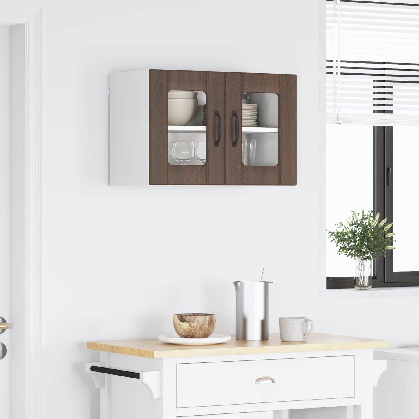 Vaatwasserpaneel Lucca Bruin eiken 60 x 31 x 40 cm Bewerkt hout is nu te koop bij PeponiXL, paradijselijk wonen!