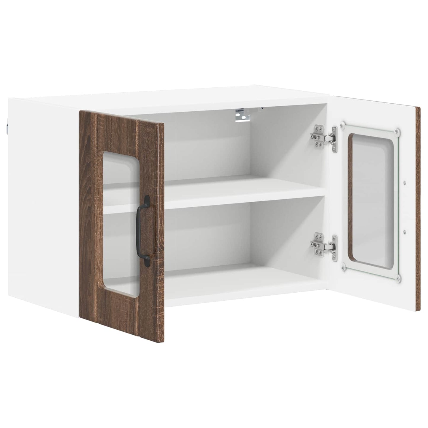 Keukenwandkasten Lucca 2 pcs Bruin eiken 60 x 31 x 40 cm is nu te koop bij PeponiXL, paradijselijk wonen!
