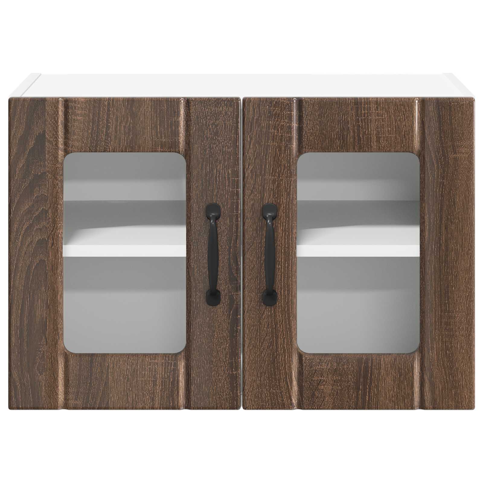 Keukenwandkasten Lucca 2 pcs Bruin eiken 60 x 31 x 40 cm is nu te koop bij PeponiXL, paradijselijk wonen!