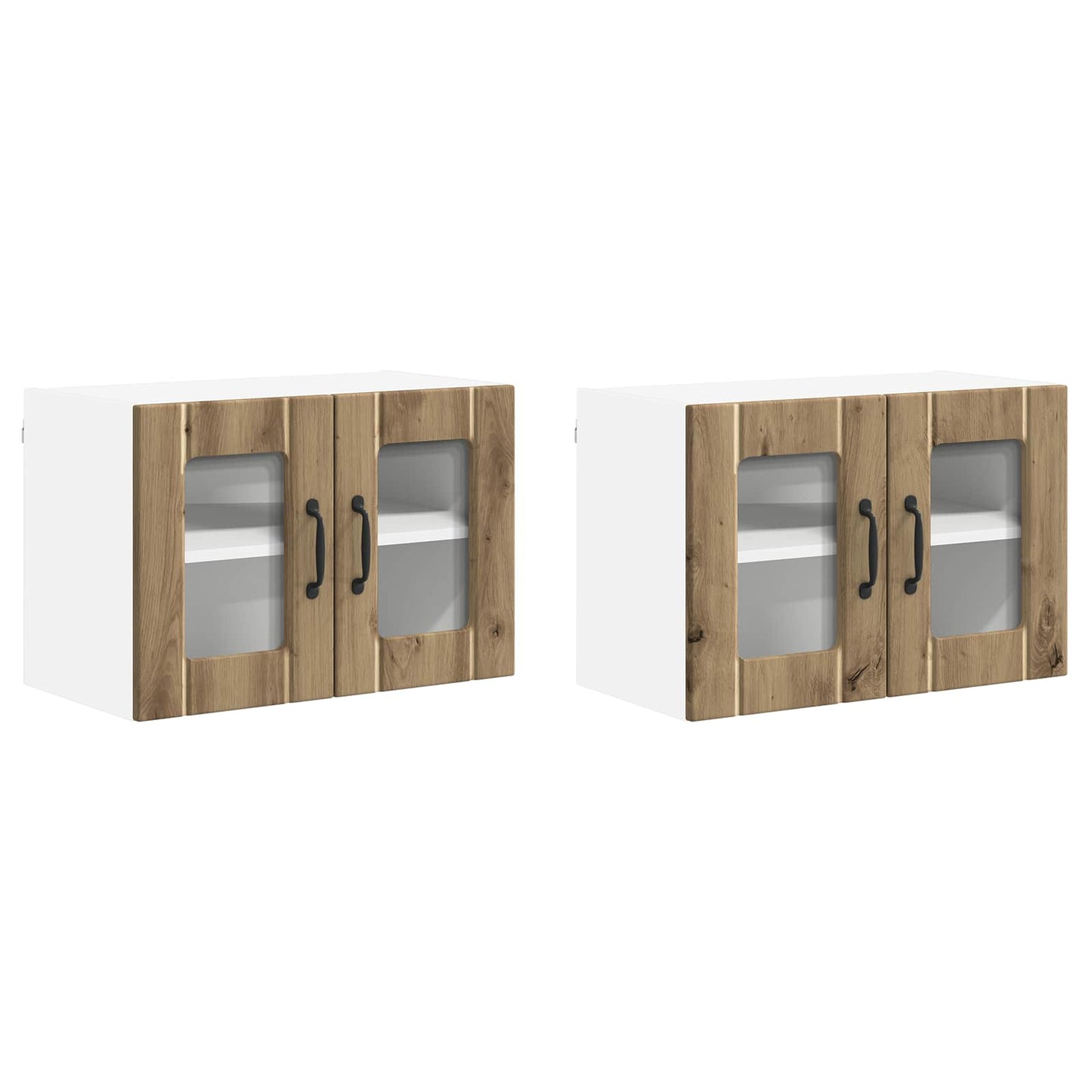 Vaatwasserpaneel Lucca 2 pcs Artisanaal eiken 60 x 31 x 40 cm is nu te koop bij PeponiXL, paradijselijk wonen!