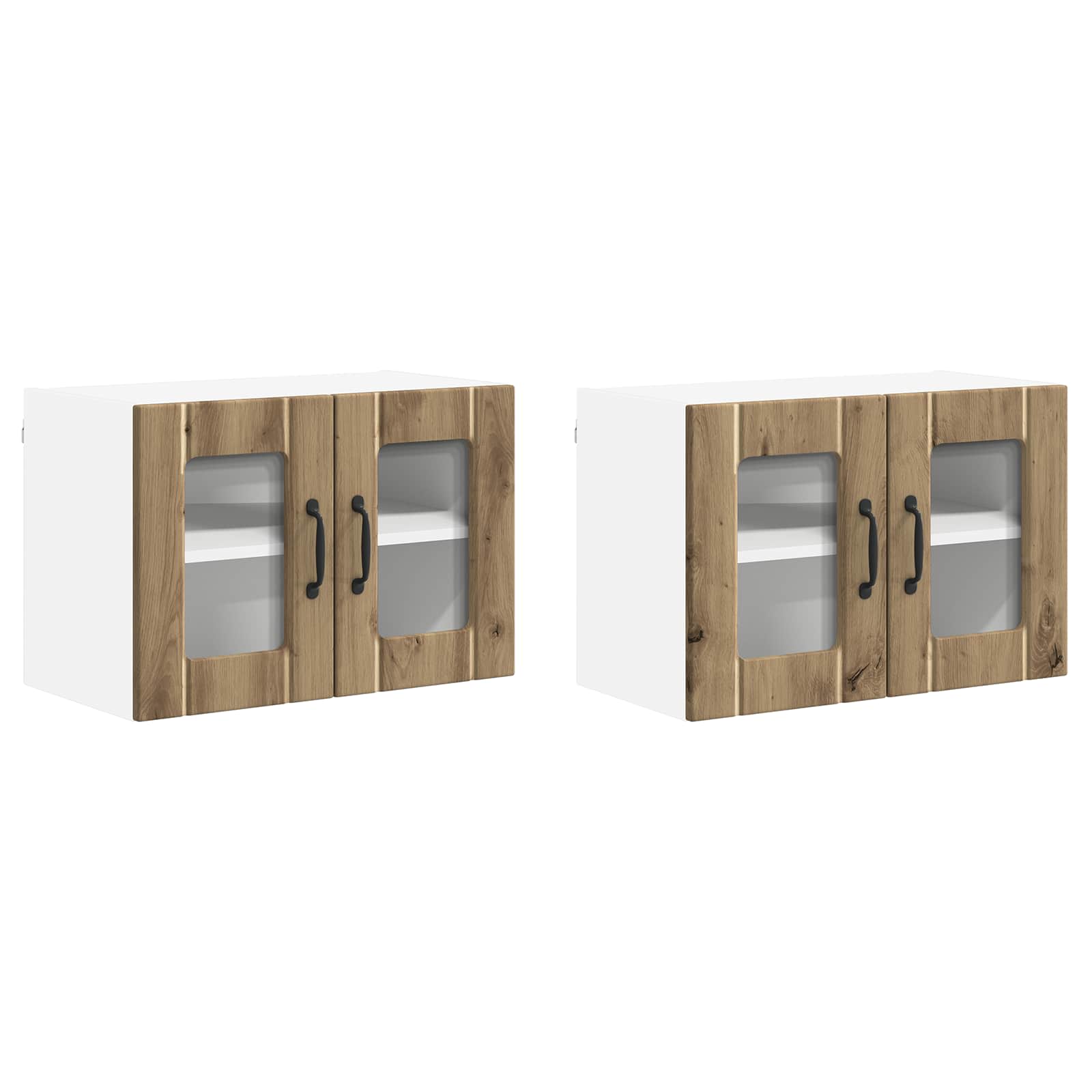 Vaatwasserpaneel Lucca 2 pcs Artisanaal eiken 60 x 31 x 40 cm is nu te koop bij PeponiXL, paradijselijk wonen!