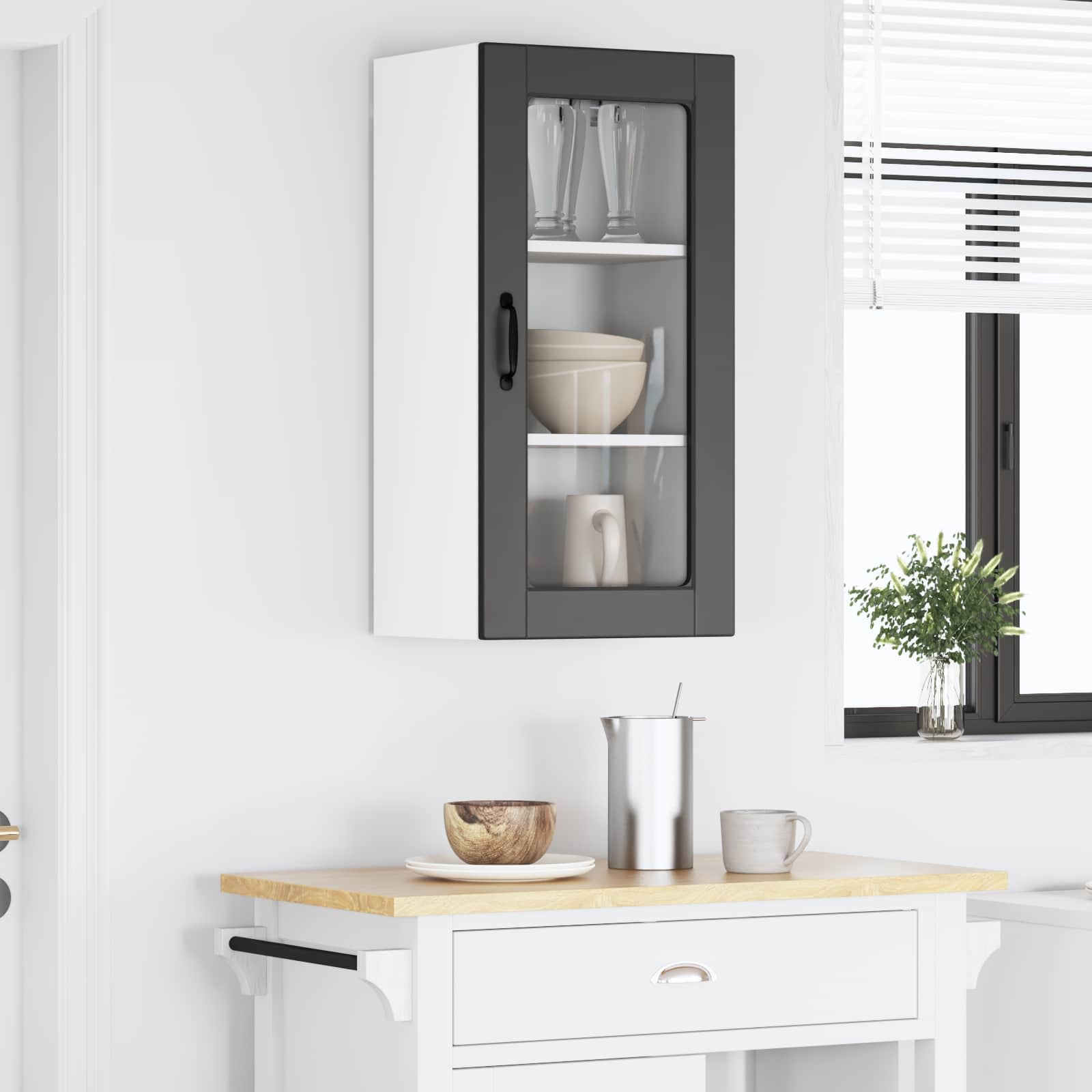 Vaatwasserpaneel Lucca Zwart 40 x 31 x 80 cm Bewerkt hout is nu te koop bij PeponiXL, paradijselijk wonen!