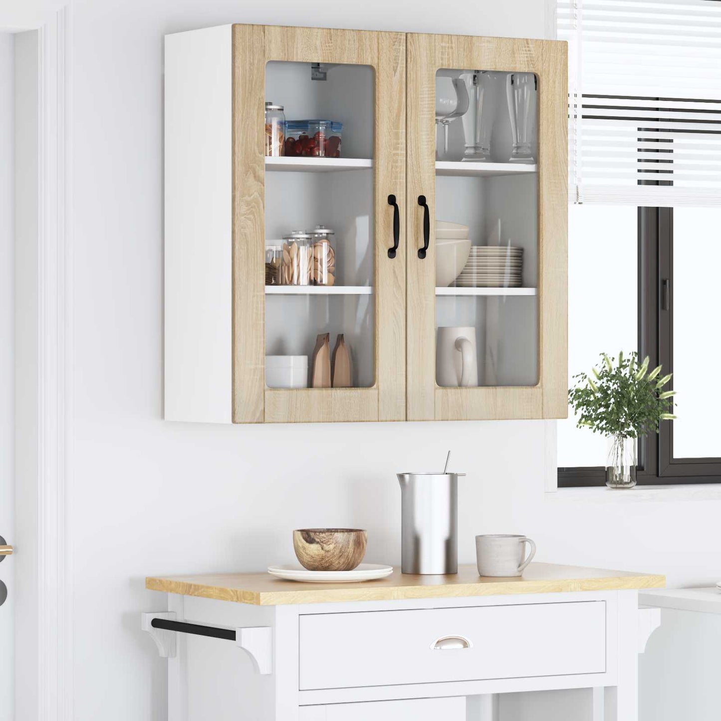 Vaatwasserpaneel Lucca 2 pcs Sonoma Eiken 40 x 31 x 80 cm is nu te koop bij PeponiXL, paradijselijk wonen!