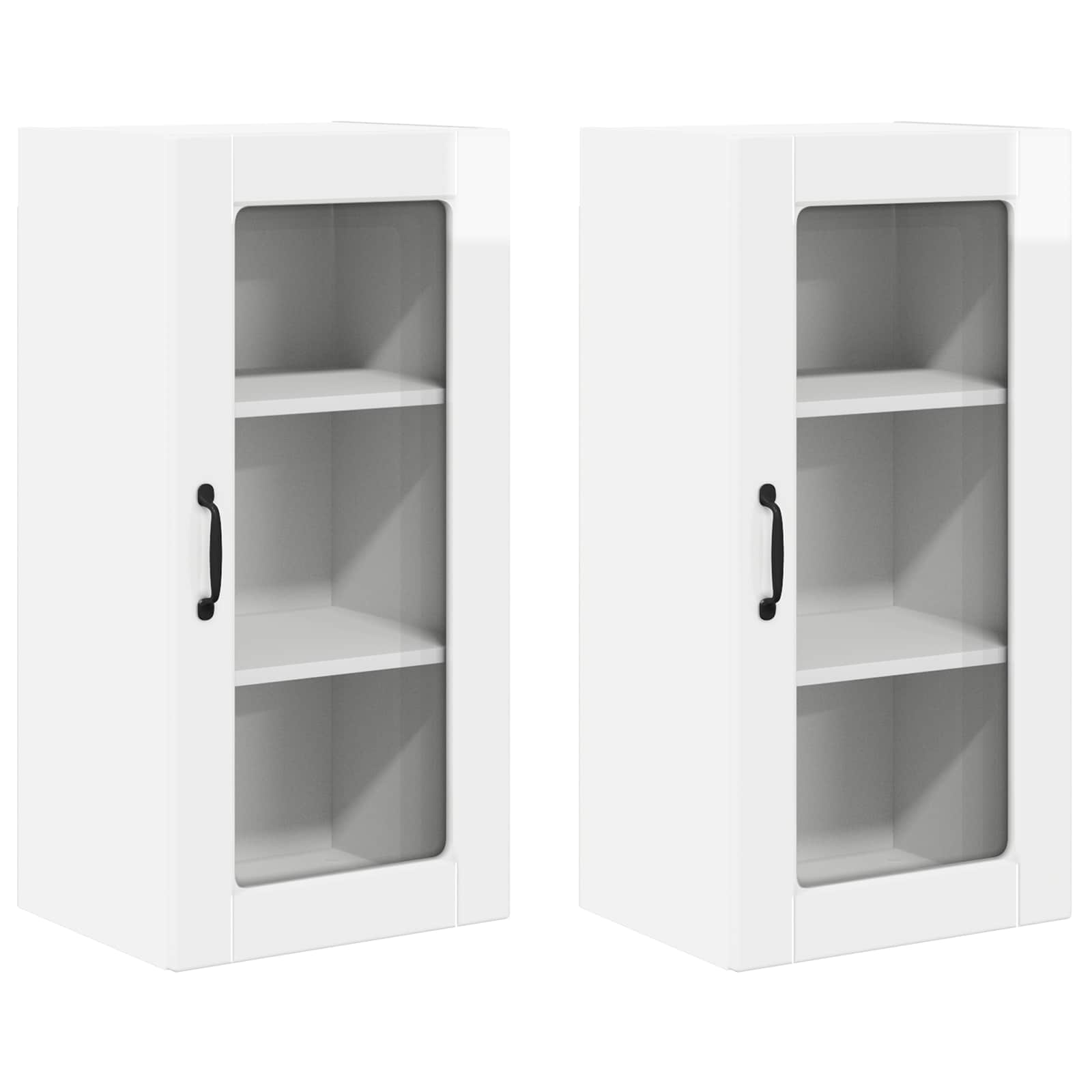 Vaatwasserpaneel Lucca 2 pcs Hoogglans Wit 40 x 31 x 80 cm is nu te koop bij PeponiXL, paradijselijk wonen!