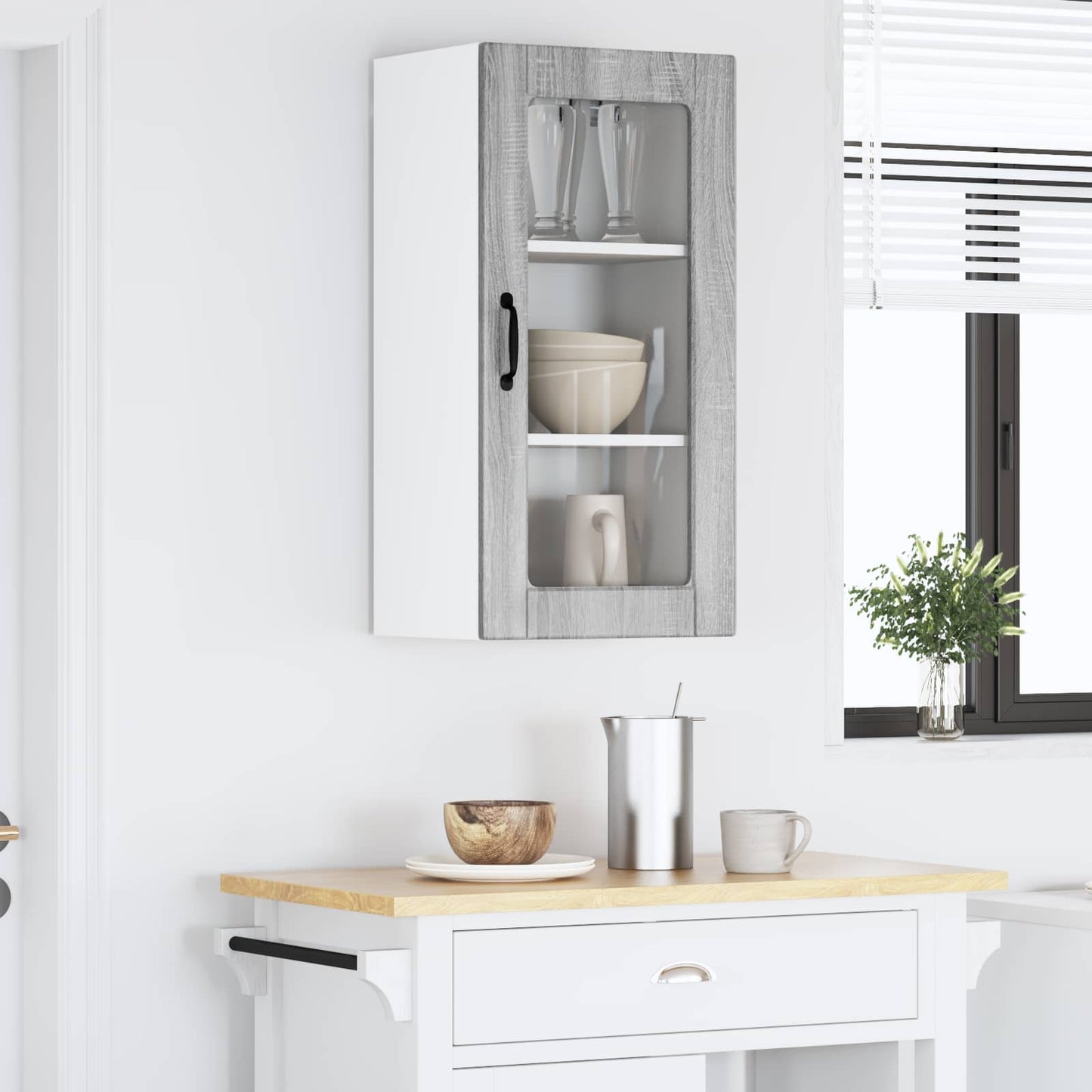 Vaatwasserpaneel Lucca Grijs sonoma 40 x 31 x 80 cm is nu te koop bij PeponiXL, paradijselijk wonen!