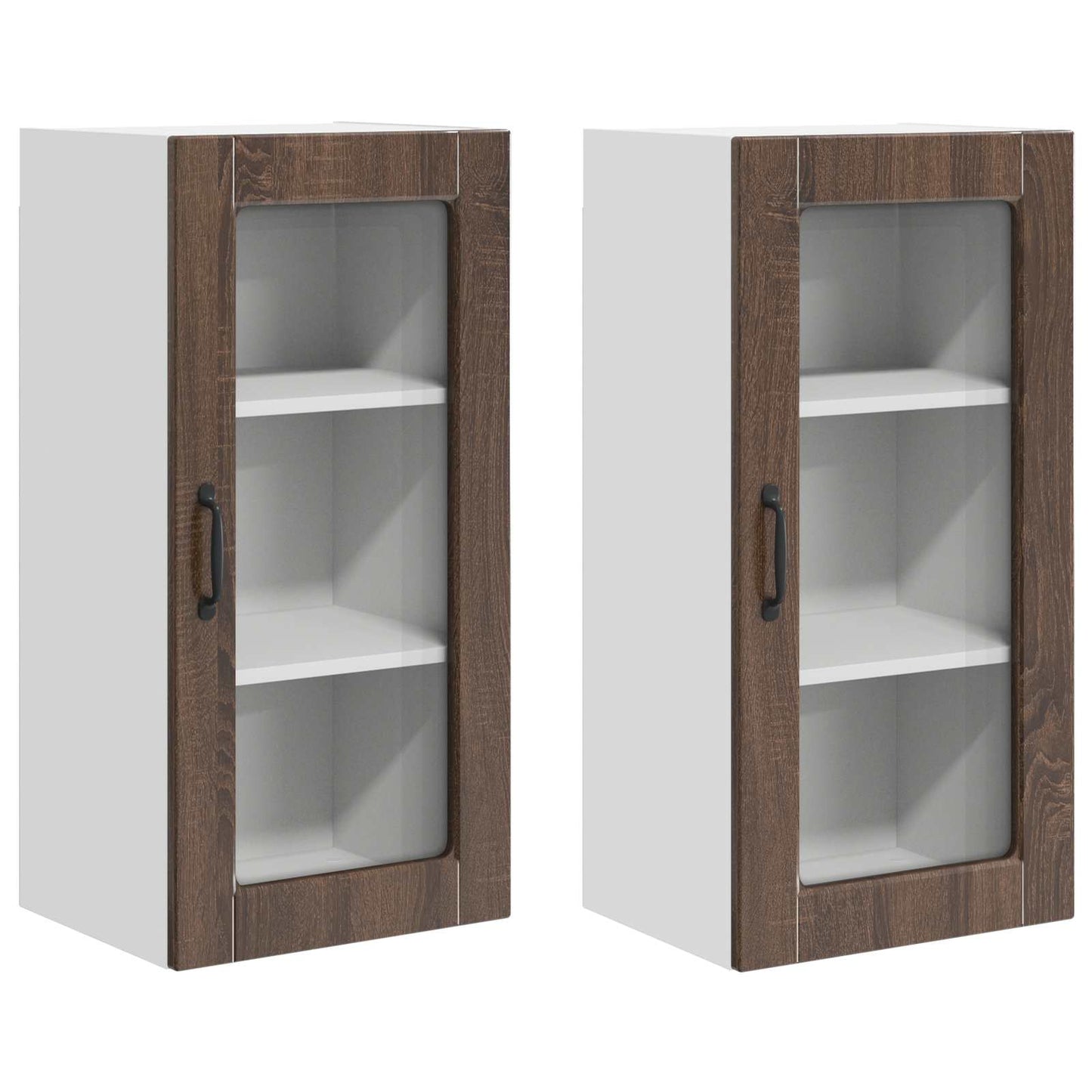 Vaatwasserpaneel Lucca 2 pcs Bruin eiken 40 x 31 x 80 cm is nu te koop bij PeponiXL, paradijselijk wonen!