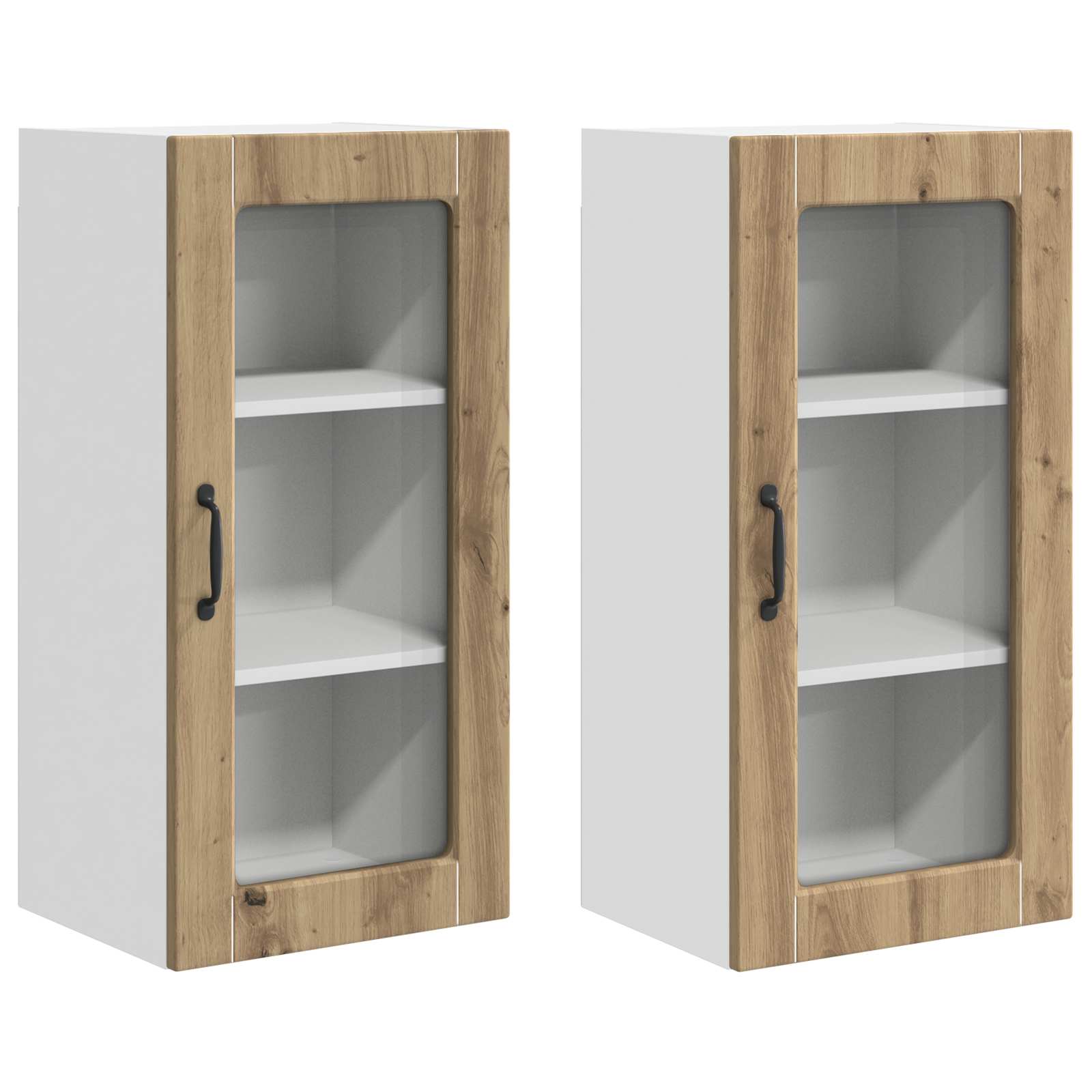 Vaatwasserpaneel Lucca 2 pcs Artisanaal eiken 40 x 31 x 80 cm is nu te koop bij PeponiXL, paradijselijk wonen!
