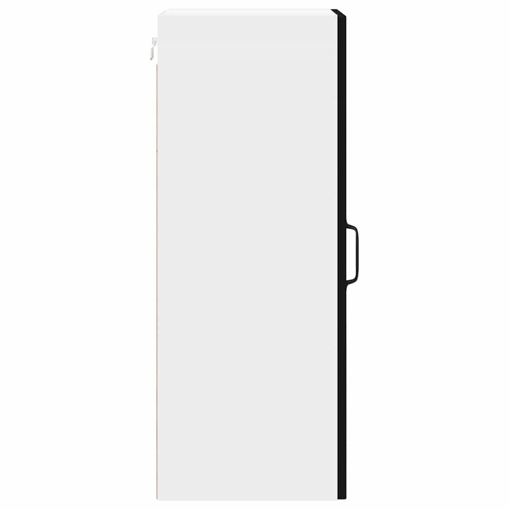 Keukenkast Zwart 30 x 31 x 80 cm Bewerkt hout is nu te koop bij PeponiXL, paradijselijk wonen!