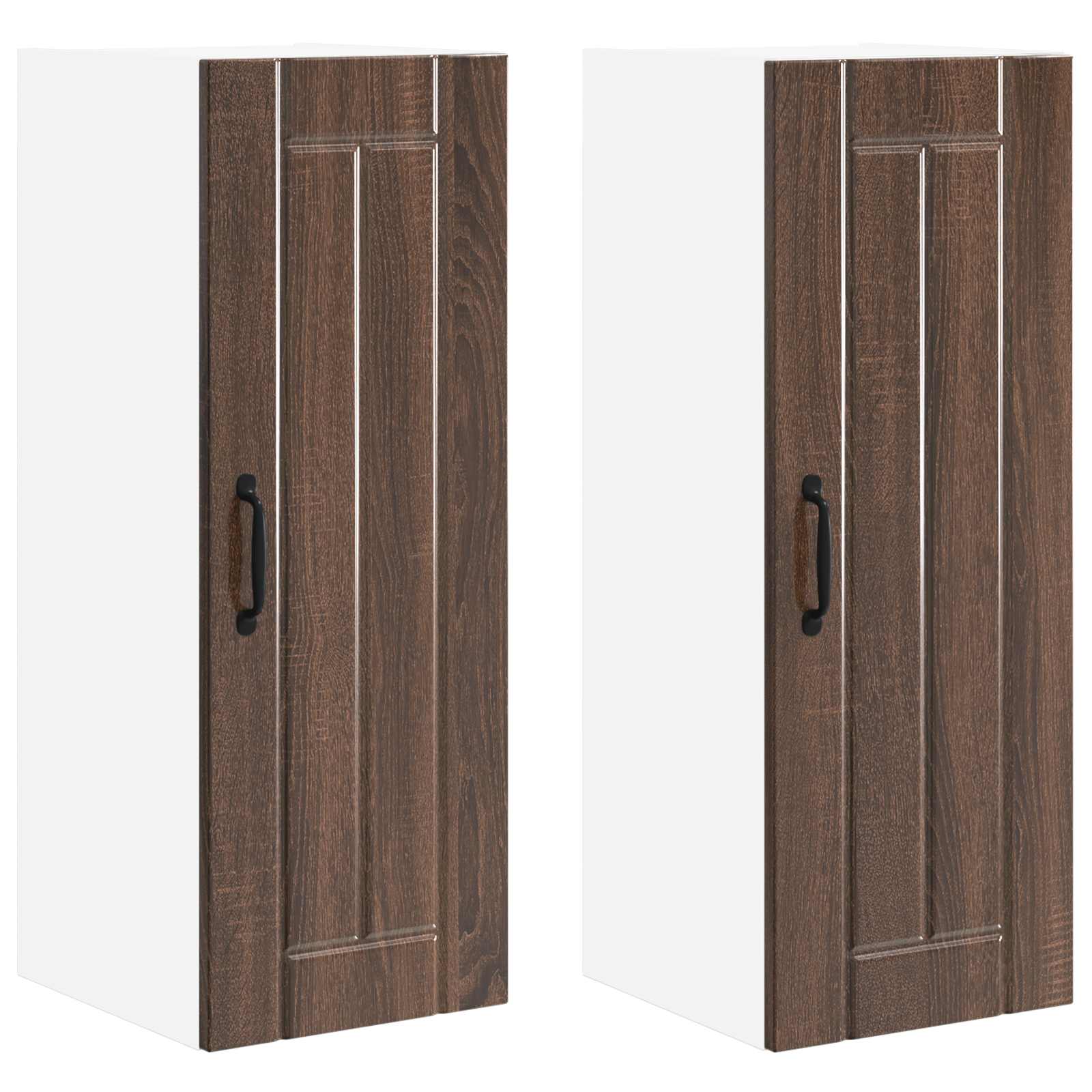 Vaatwasserpaneel Lucca 2 pcs Bruin eiken 30 x 31 x 80 cm is nu te koop bij PeponiXL, paradijselijk wonen!
