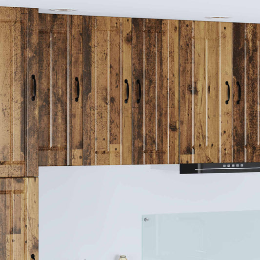 Vaatwasserpaneel Lucca 2 pcs Oud hout 30 x 31 x 80 cm is nu te koop bij PeponiXL, paradijselijk wonen!