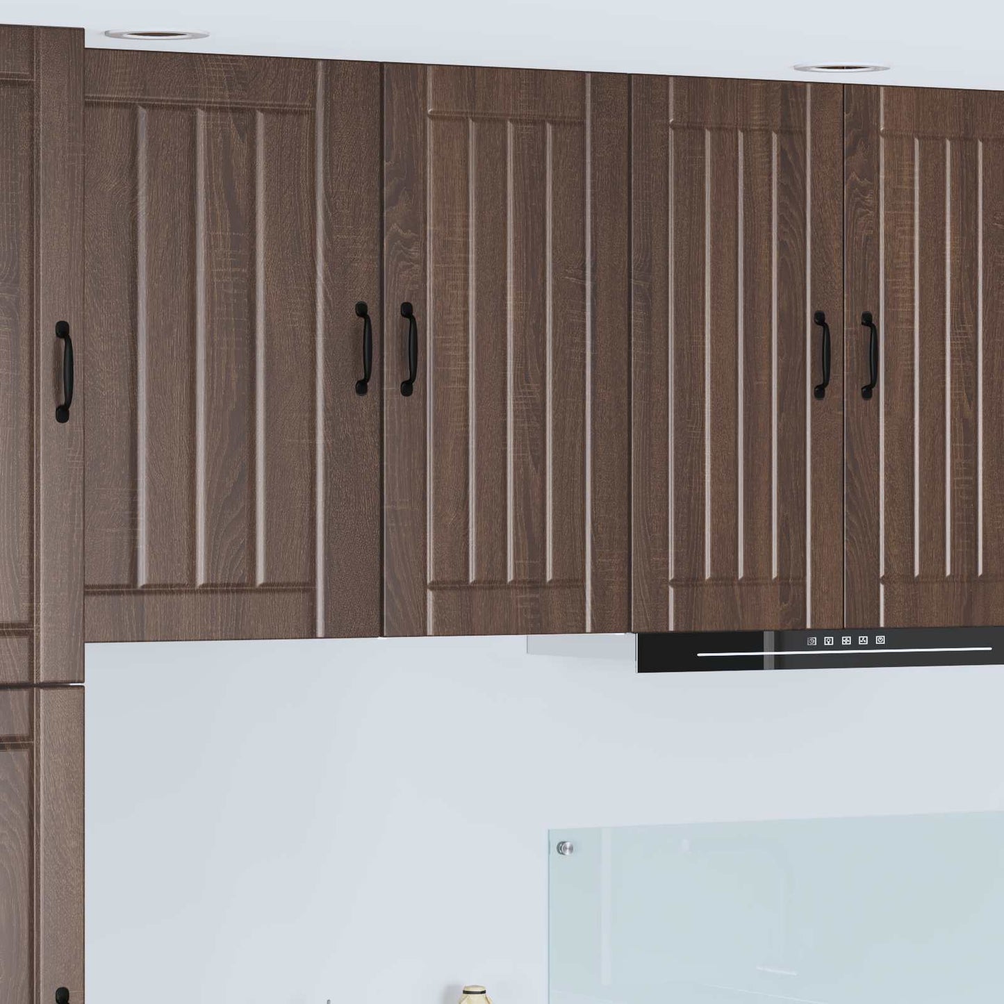 Vaatwasserpaneel Lucca Bruin eiken 40 x 31 x 80 cm Bewerkt hout is nu te koop bij PeponiXL, paradijselijk wonen!