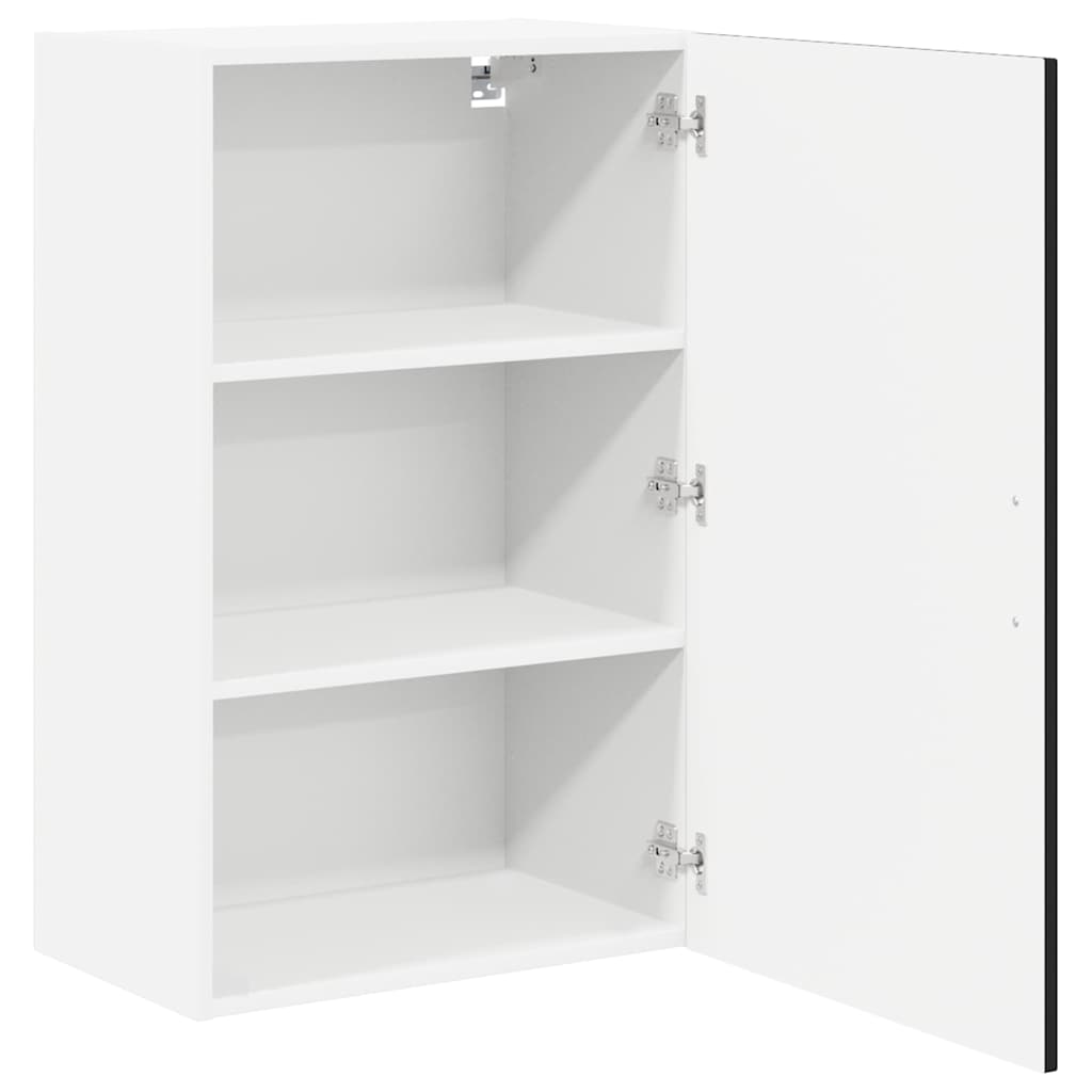 Keukenkast Zwart 50 x 31 x 80 cm Bewerkt hout is nu te koop bij PeponiXL, paradijselijk wonen!