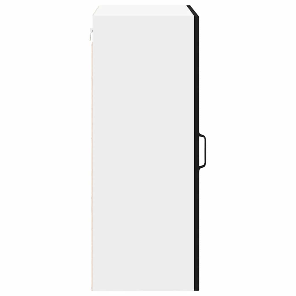 Keukenkast Zwart 50 x 31 x 80 cm Bewerkt hout is nu te koop bij PeponiXL, paradijselijk wonen!