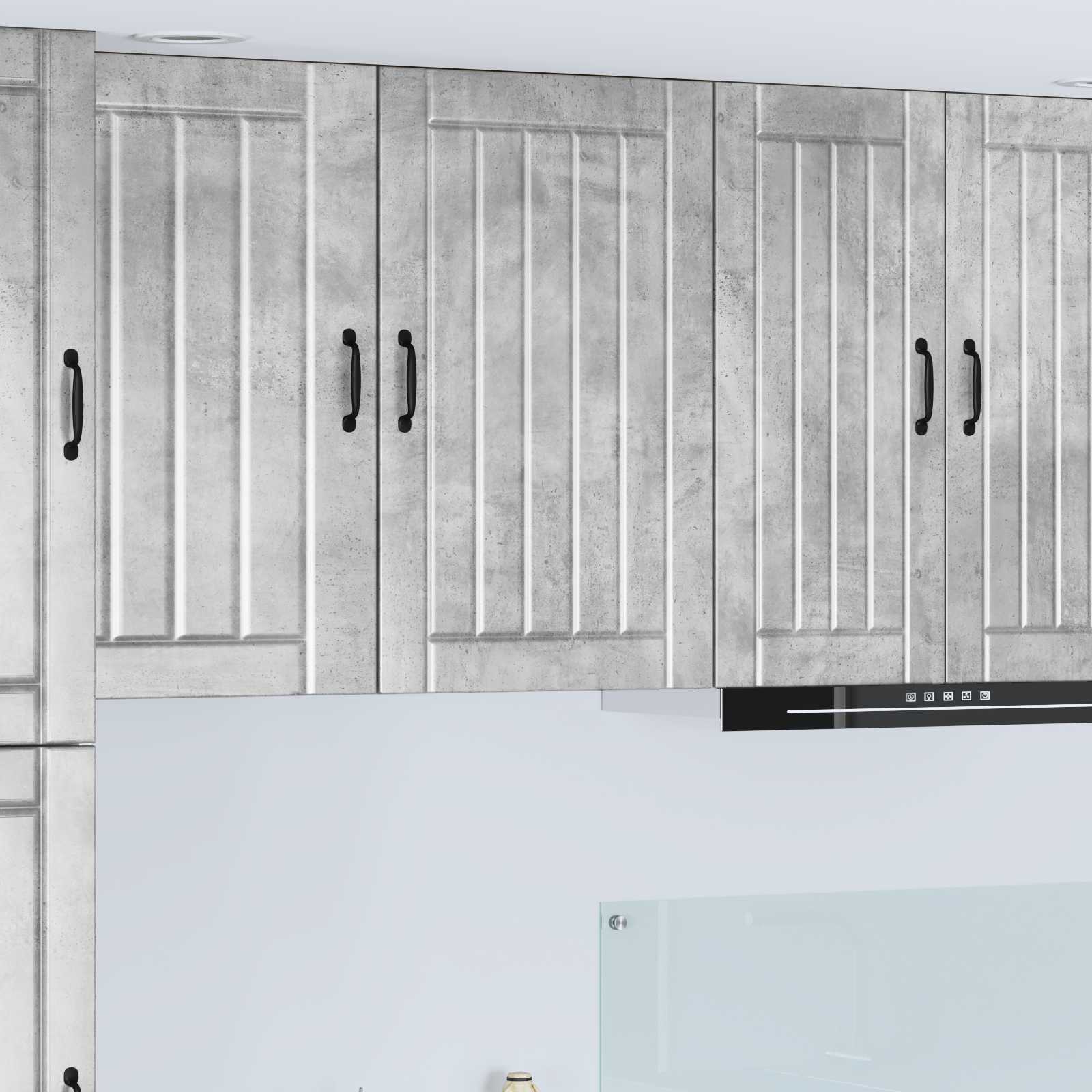 Keukenkast Beton Grijs 50 x 31 x 80 cm Bewerkt hout is nu te koop bij PeponiXL, paradijselijk wonen!