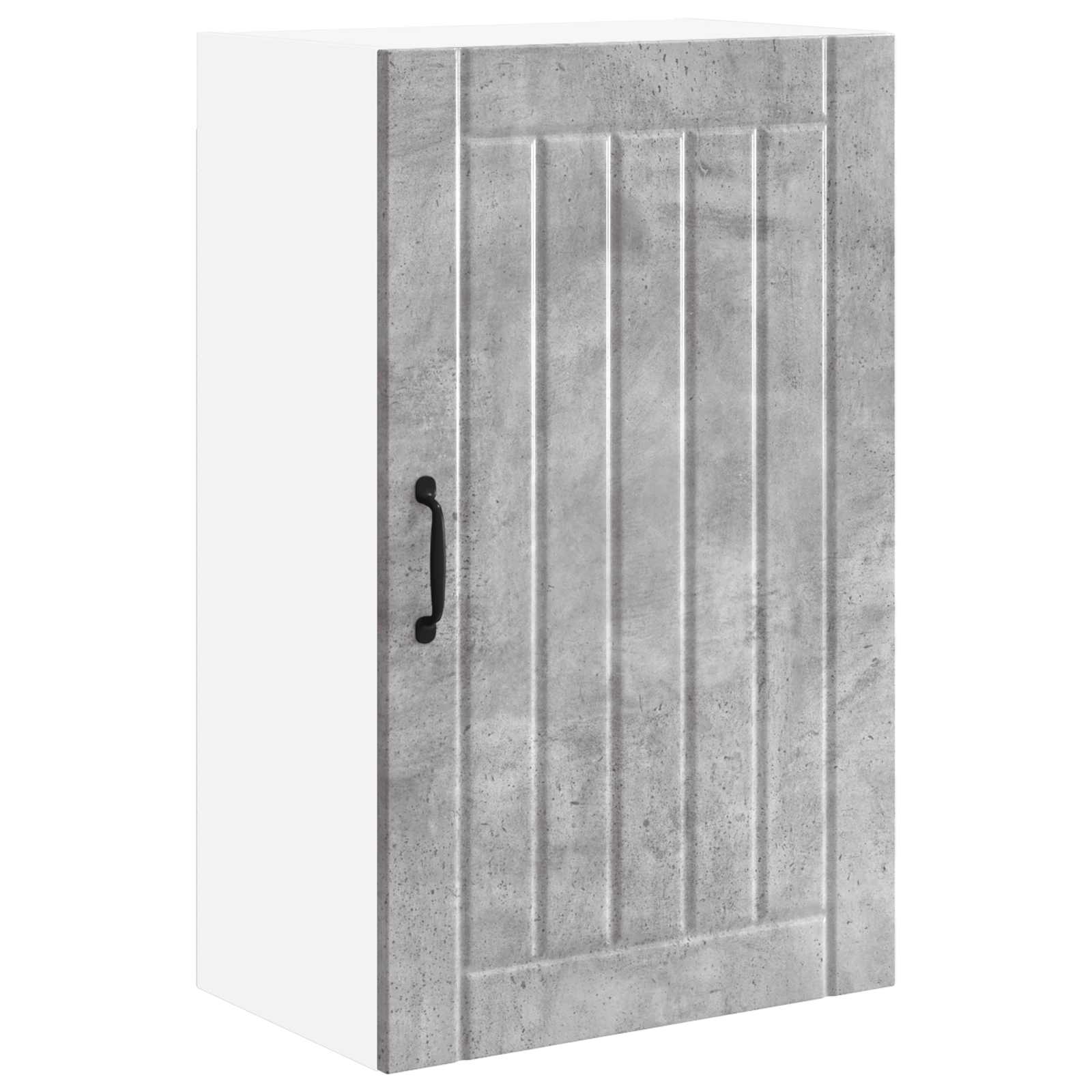 Keukenkast Beton Grijs 50 x 31 x 80 cm Bewerkt hout is nu te koop bij PeponiXL, paradijselijk wonen!