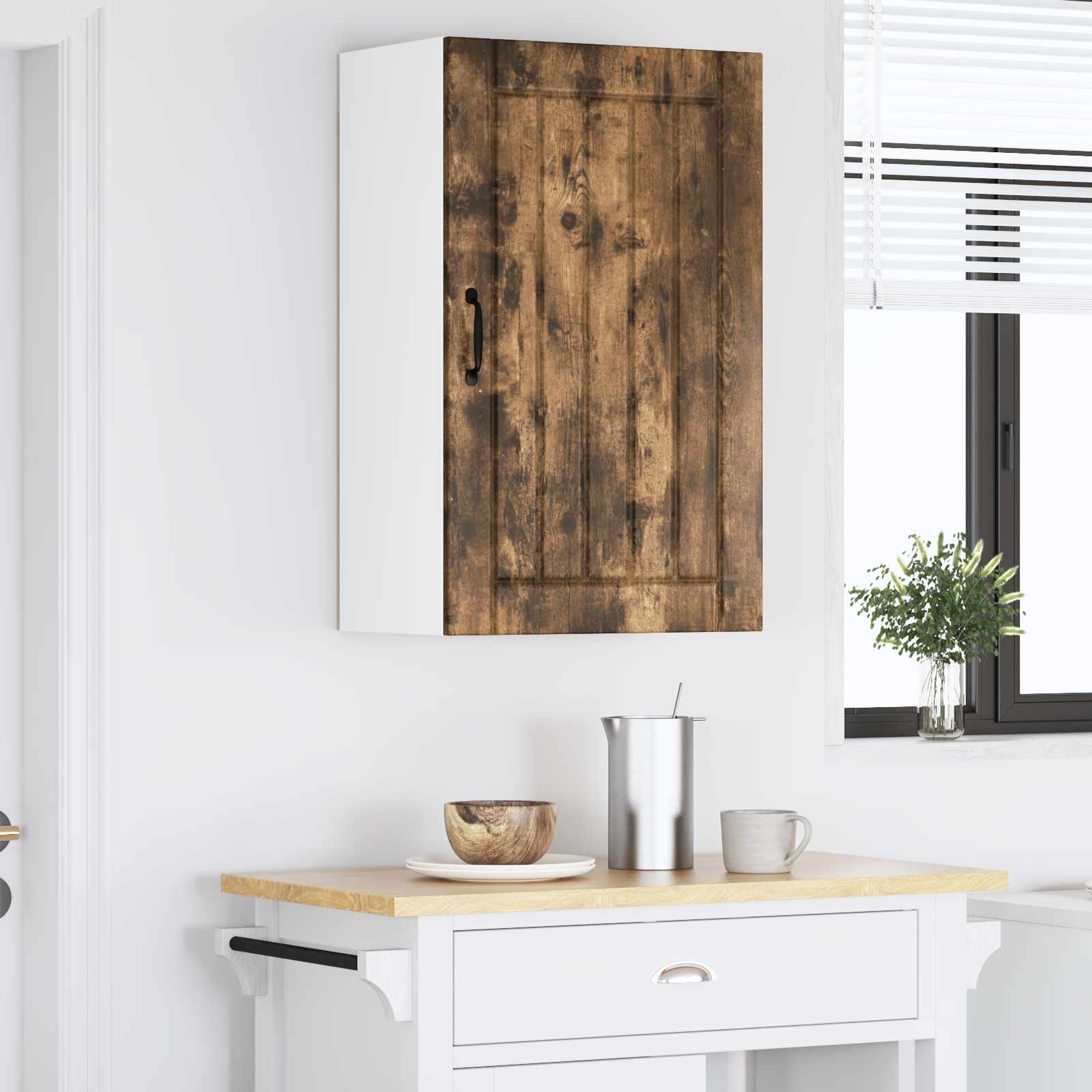 Vaatwasserpaneel Lucca Gerookt eiken 50 x 31 x 80 cm is nu te koop bij PeponiXL, paradijselijk wonen!