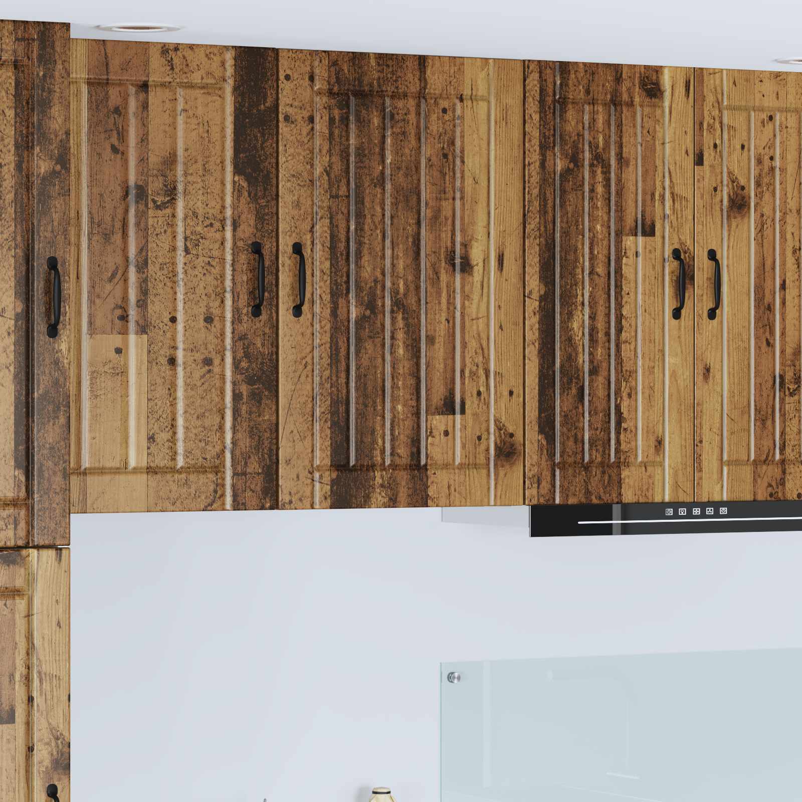 Keukenkast Oudhout 50 x 31 x 80 cm Bewerkt hout is nu te koop bij PeponiXL, paradijselijk wonen!