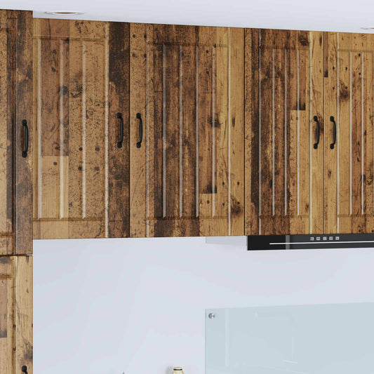 Vaatwasserpaneel Lucca Oud hout 50 x 31 x 80 cm Bewerkt hout is nu te koop bij PeponiXL, paradijselijk wonen!