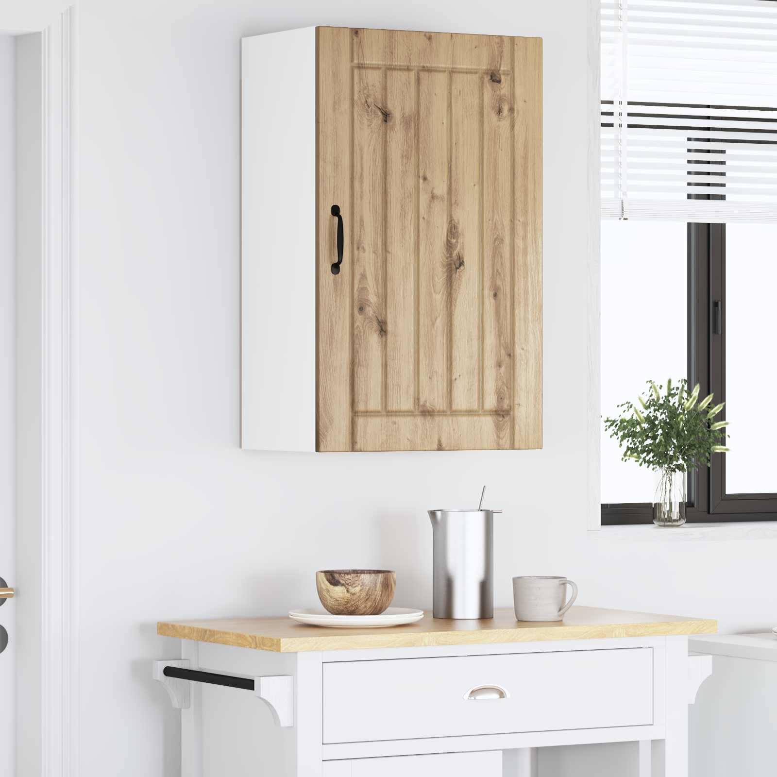 Vaatwasserpaneel Lucca Artisanaal eiken 50 x 31 x 80 cm is nu te koop bij PeponiXL, paradijselijk wonen!