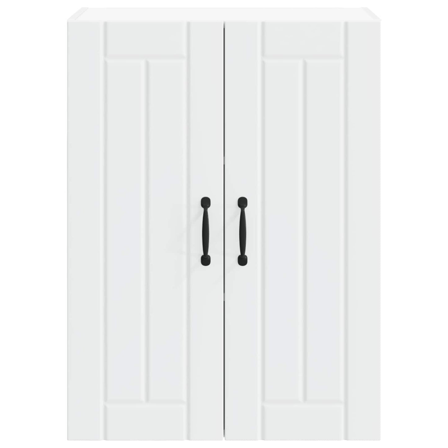 Keukenkast Wit 60 x 31 x 80 cm Bewerkt hout is nu te koop bij PeponiXL, paradijselijk wonen!