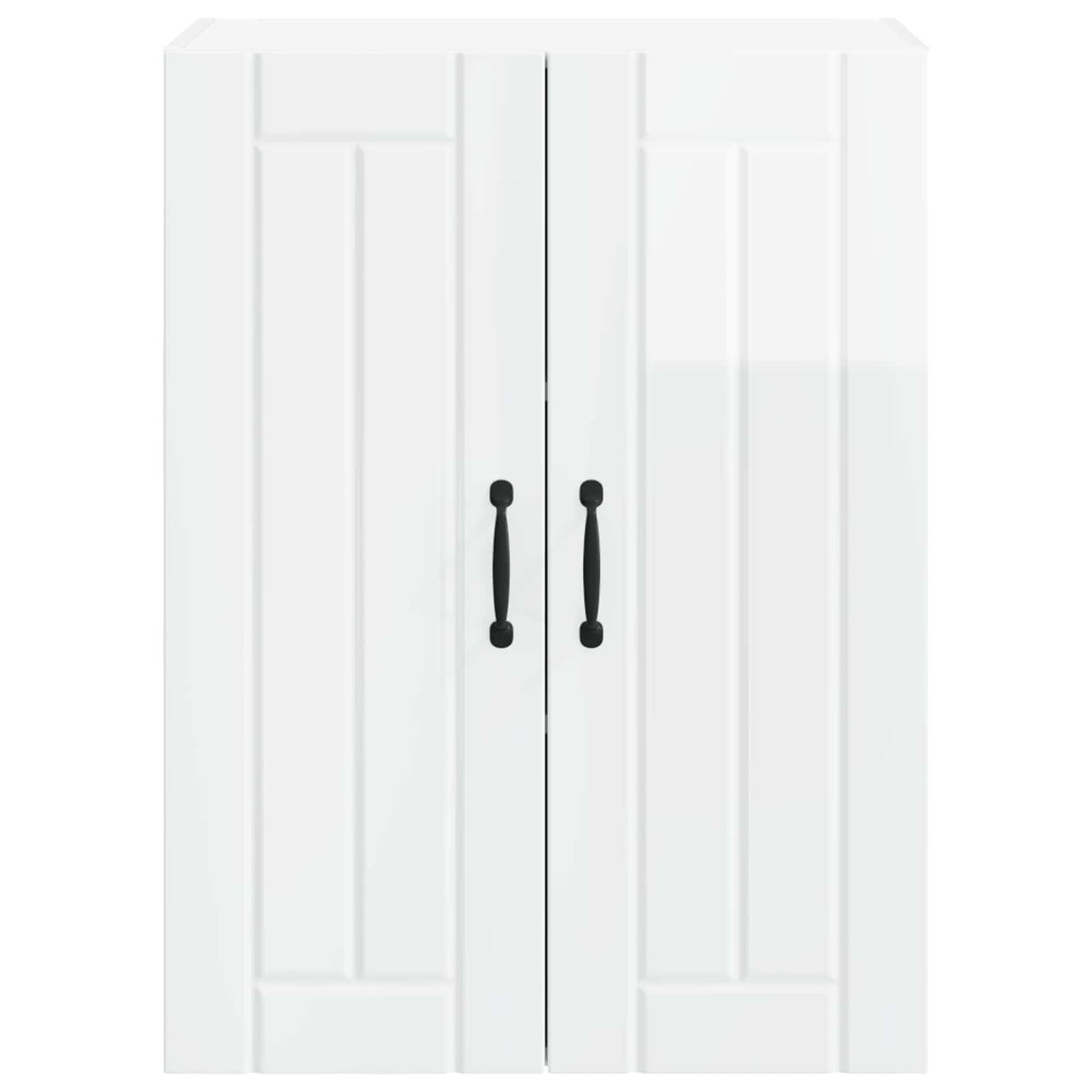 Keukenkast Hoogglans wit 60 x 31 x 80 cm Bewerkt hout is nu te koop bij PeponiXL, paradijselijk wonen!