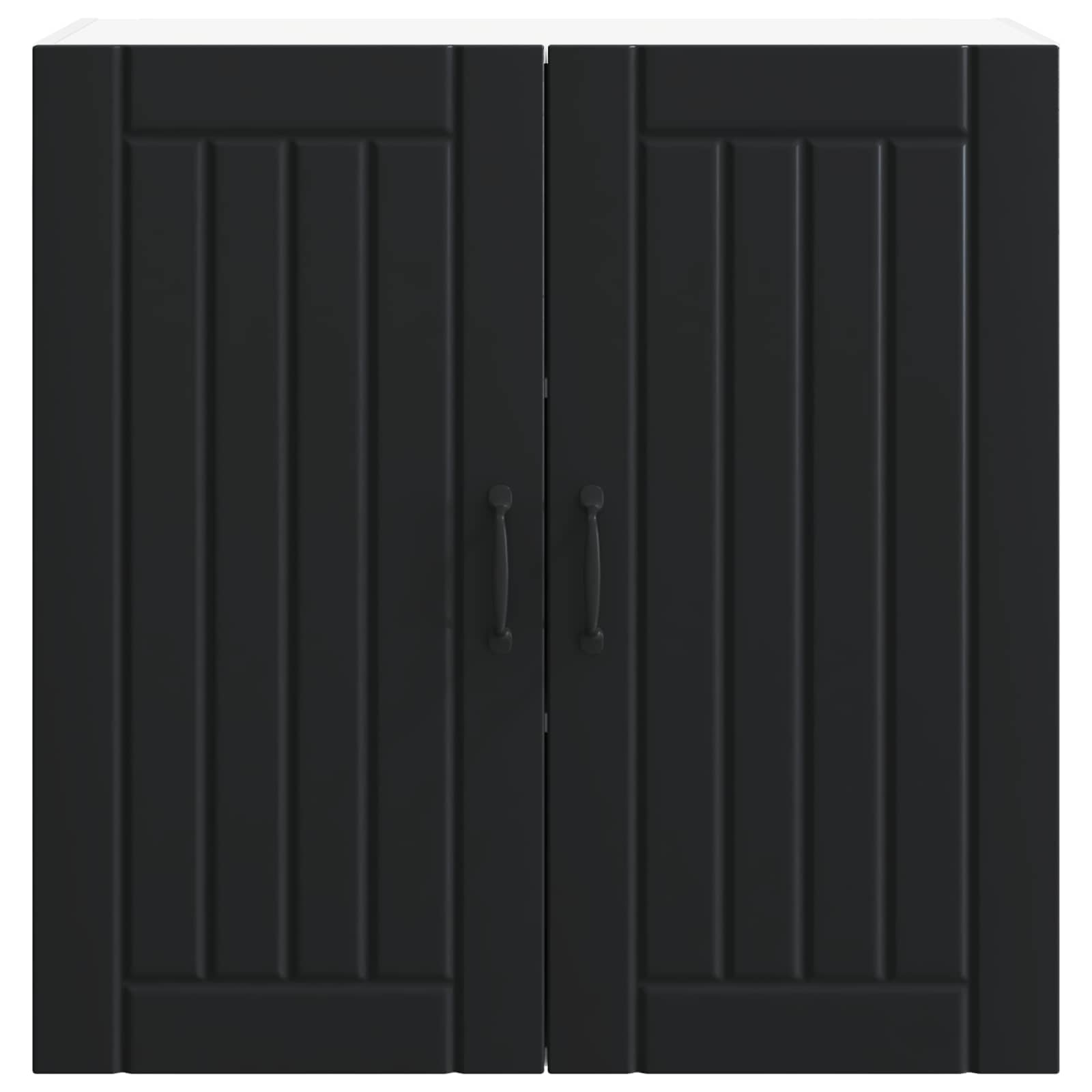 Vaatwasserpaneel Lucca Zwart 80 x 31 x 80 cm Bewerkt hout is nu te koop bij PeponiXL, paradijselijk wonen!