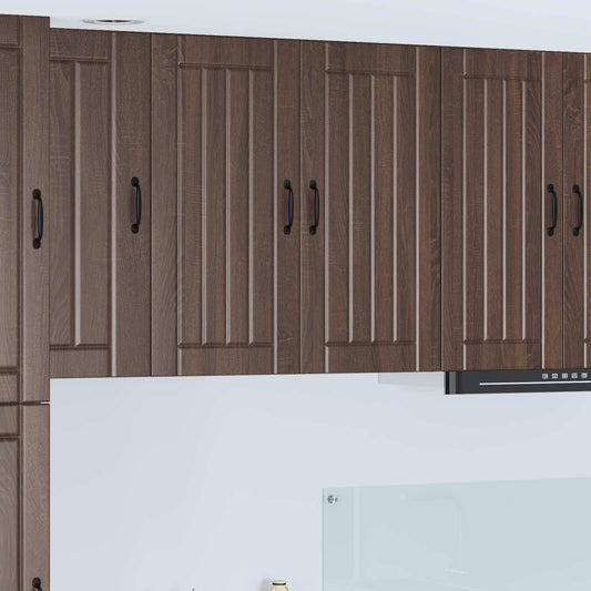 Vaatwasserpaneel Lucca Bruin eiken 80 x 31 x 80 cm Bewerkt hout is nu te koop bij PeponiXL, paradijselijk wonen!