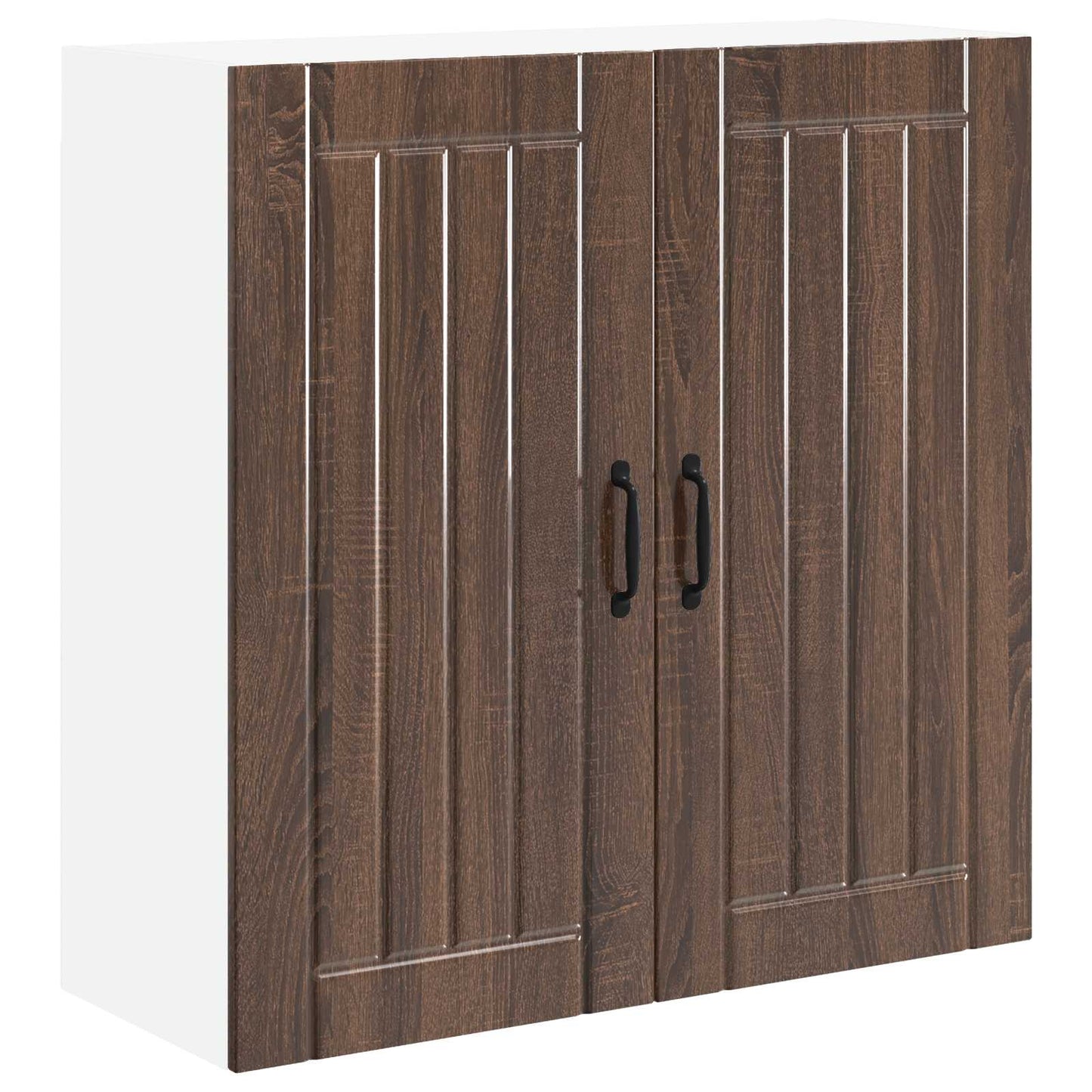 Keukenkast Bruin Eiken 80 x 31 x 80 cm Bewerkt hout is nu te koop bij PeponiXL, paradijselijk wonen!