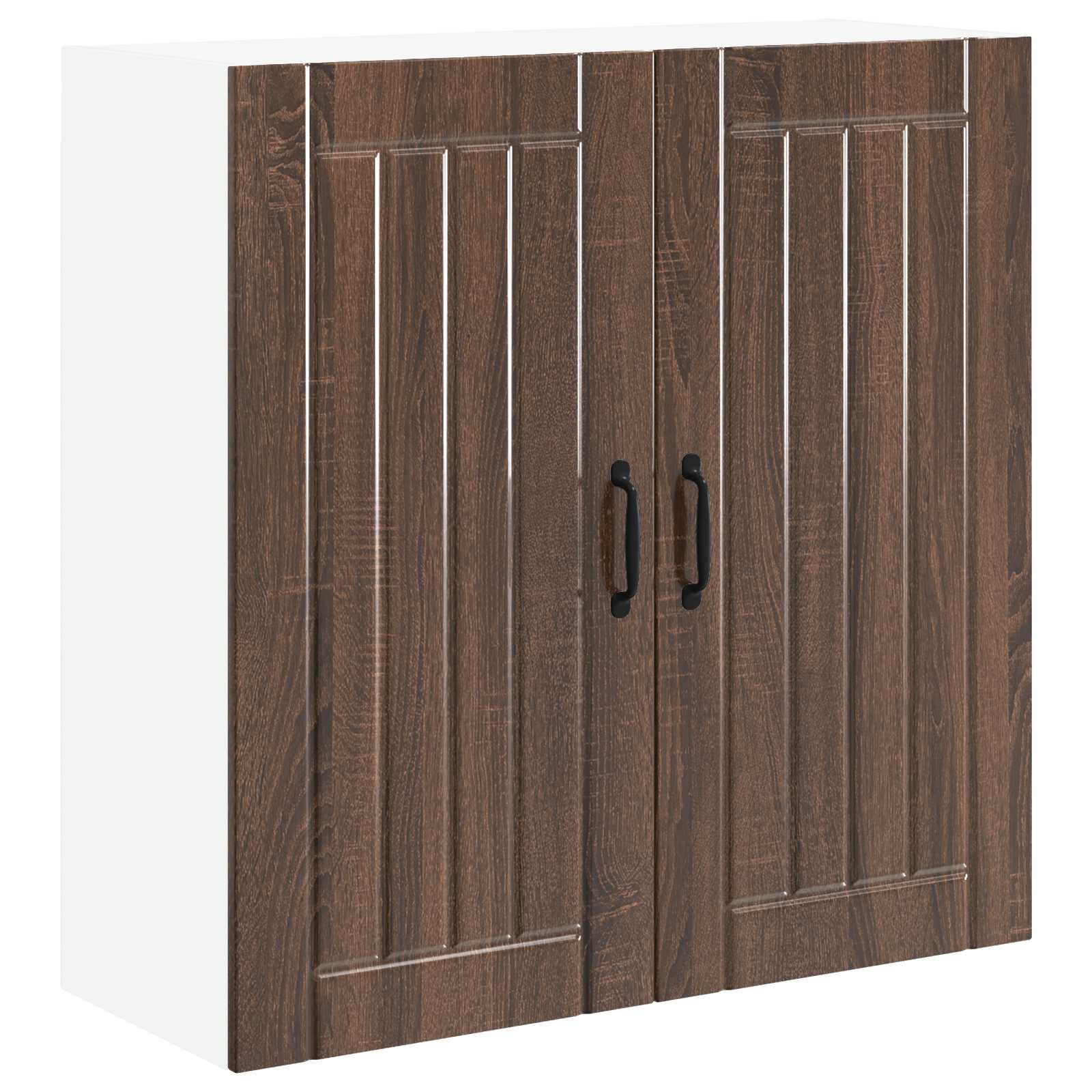 Keukenkast Bruin Eiken 80 x 31 x 80 cm Bewerkt hout is nu te koop bij PeponiXL, paradijselijk wonen!