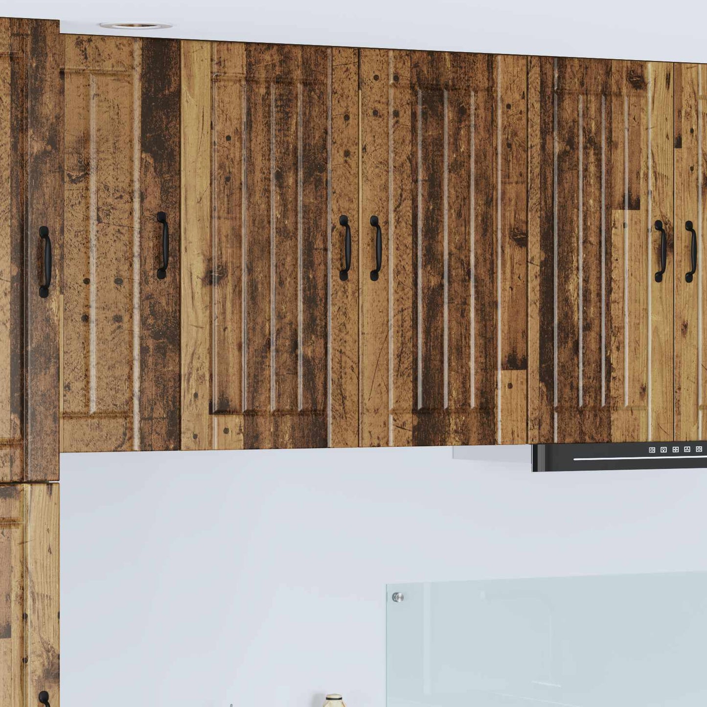 Keukenkast Oudhout 80 x 31 x 80 cm Bewerkt hout is nu te koop bij PeponiXL, paradijselijk wonen!