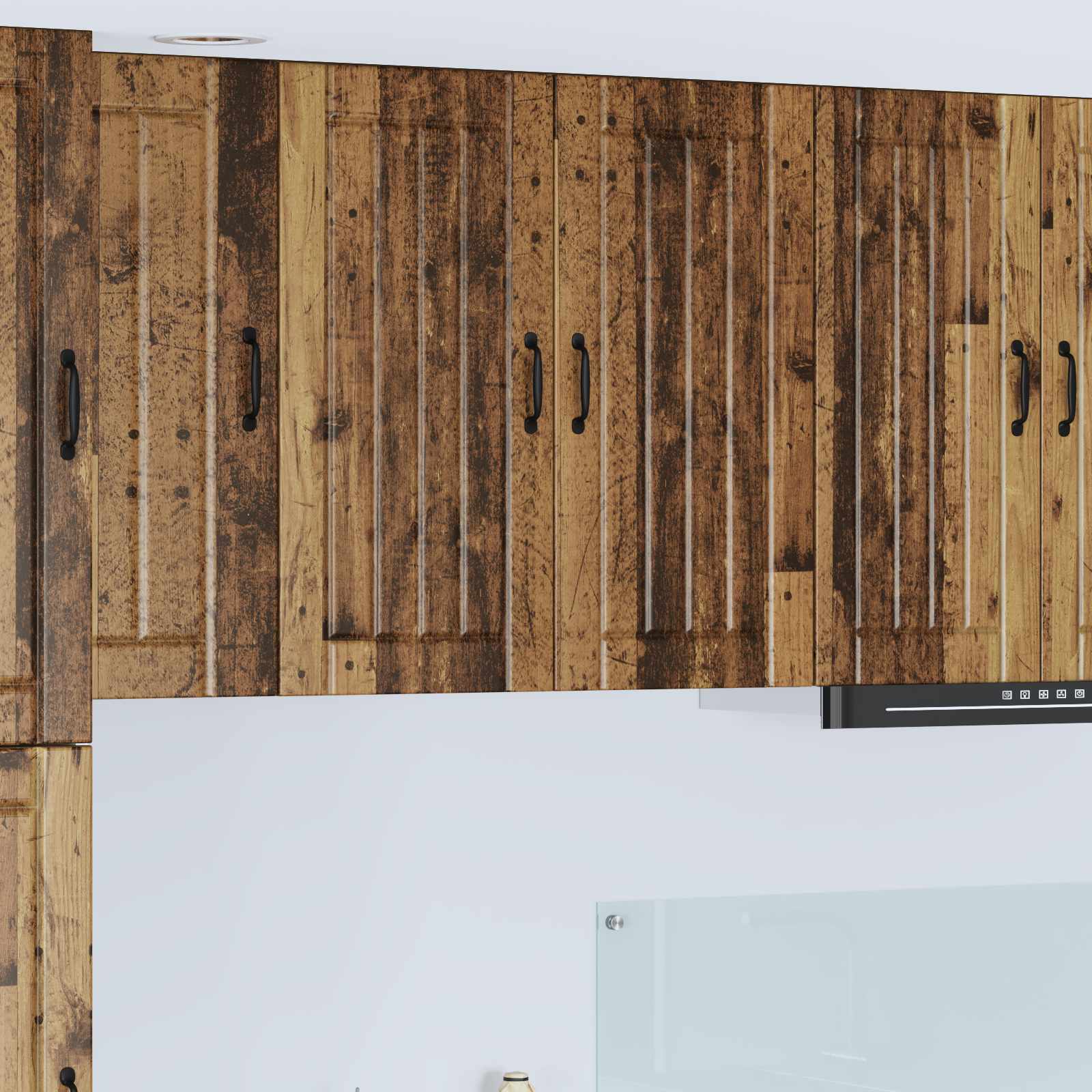 Keukenkast Oudhout 80 x 31 x 80 cm Bewerkt hout is nu te koop bij PeponiXL, paradijselijk wonen!