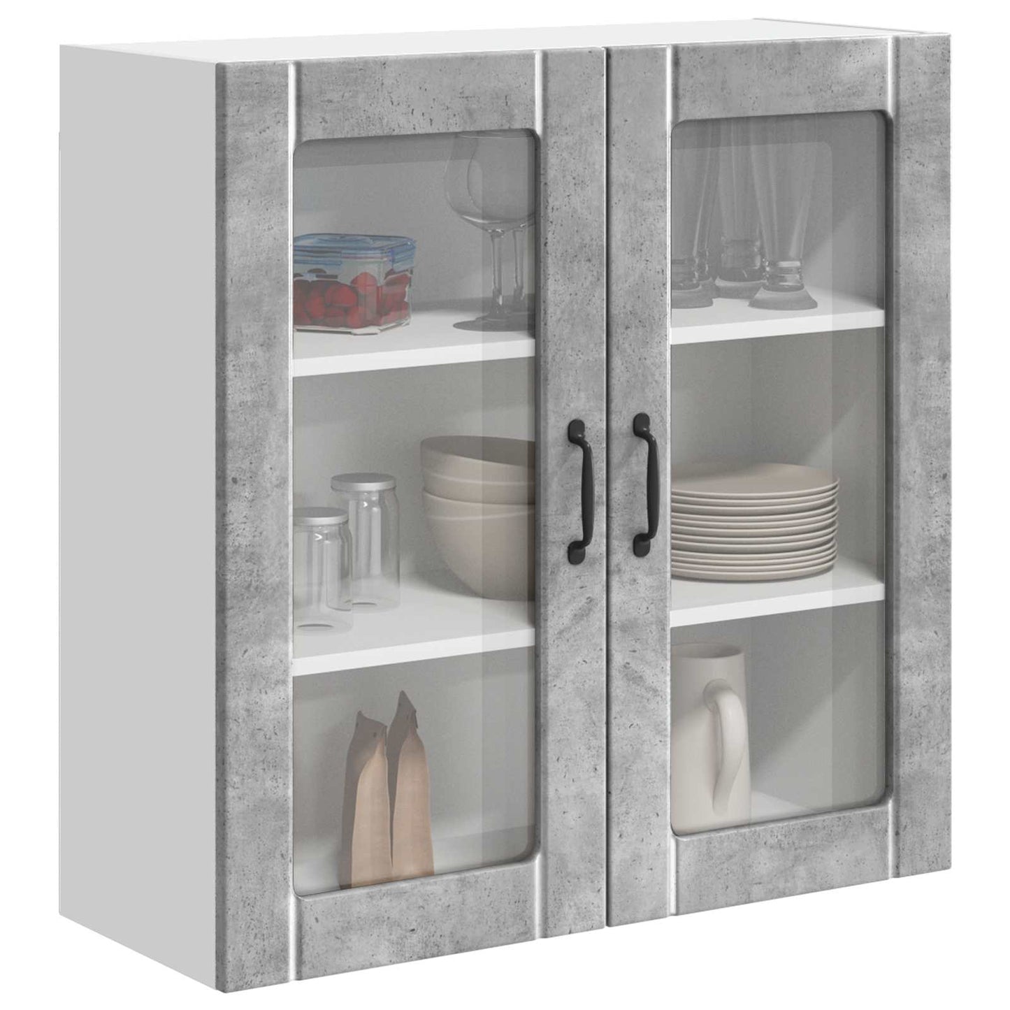 Vaatwasserpaneel Lucca Betongrijs 80 x 31 x 80 cm Bewerkt hout is nu te koop bij PeponiXL, paradijselijk wonen!