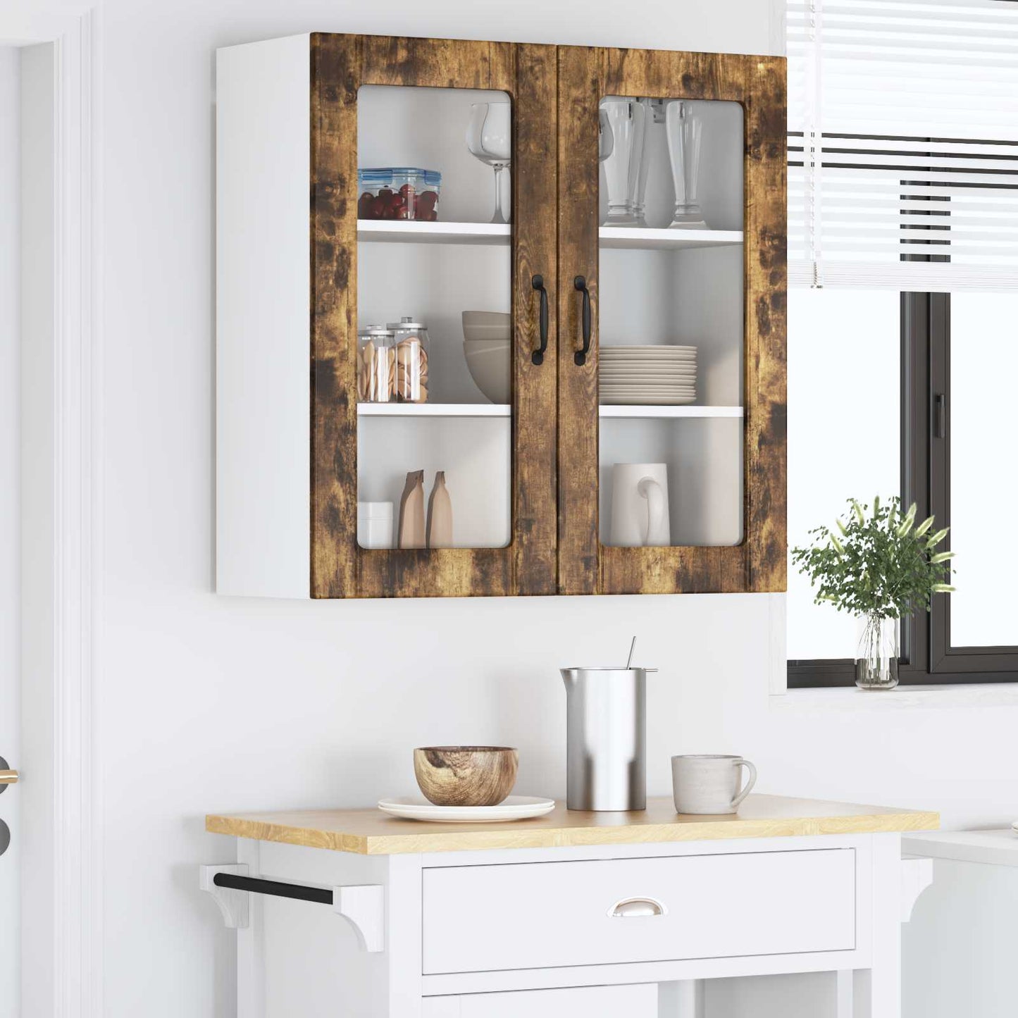 Vaatwasserpaneel Lucca Gerookt eiken 80 x 31 x 80 cm is nu te koop bij PeponiXL, paradijselijk wonen!
