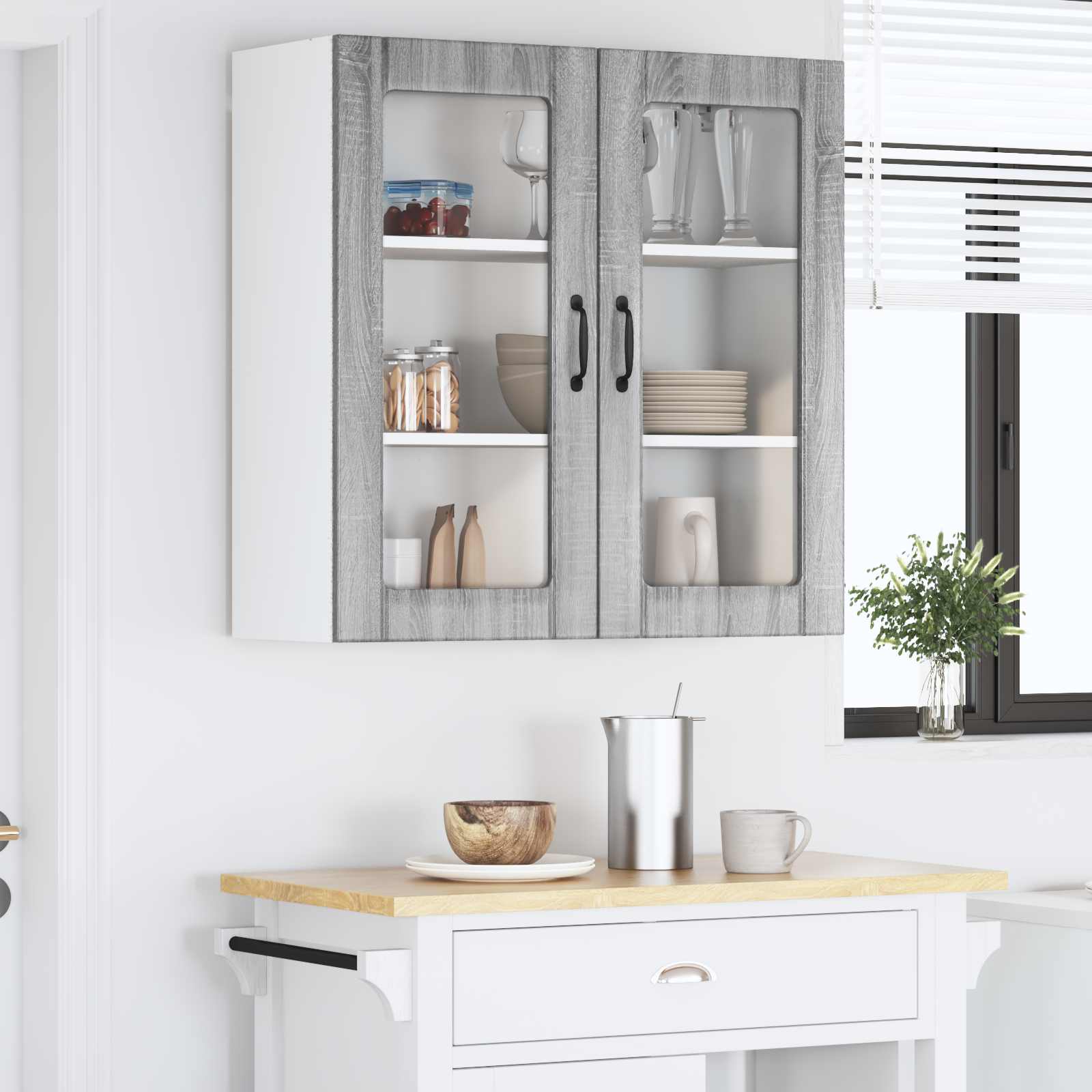 Vaatwasserpaneel Lucca Grijs sonoma 80 x 31 x 80 cm is nu te koop bij PeponiXL, paradijselijk wonen!