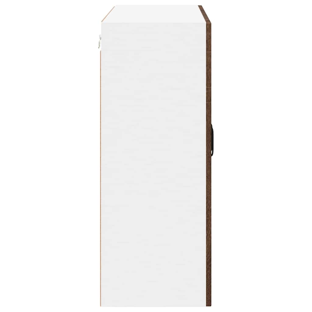 Keukenkast Bruin Eiken 80 x 31 x 80 cm Bewerkt hout is nu te koop bij PeponiXL, paradijselijk wonen!