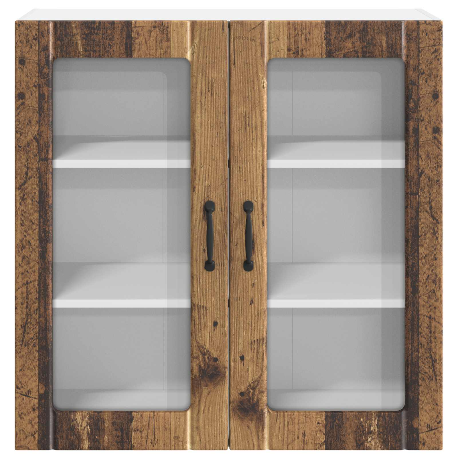 Keukenkast Oudhout 80 x 31 x 80 cm Bewerkt hout is nu te koop bij PeponiXL, paradijselijk wonen!