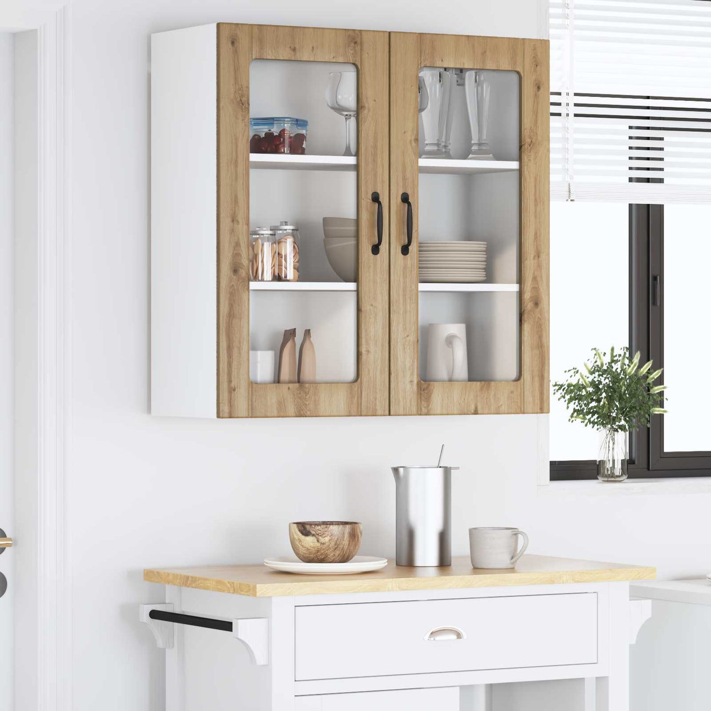 Vaatwasserpaneel Lucca Artisanaal eiken 80 x 31 x 80 cm is nu te koop bij PeponiXL, paradijselijk wonen!