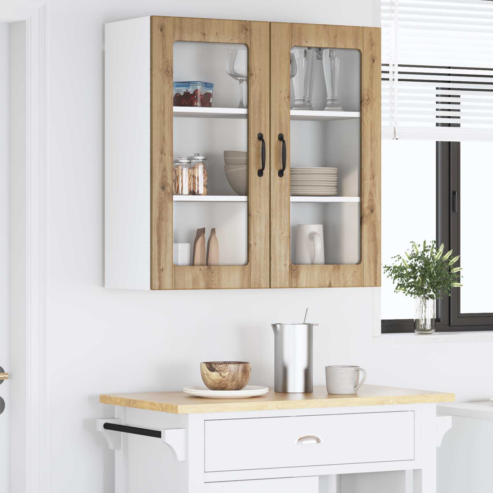 Vaatwasserpaneel Lucca Artisanaal eiken 80 x 31 x 80 cm is nu te koop bij PeponiXL, paradijselijk wonen!