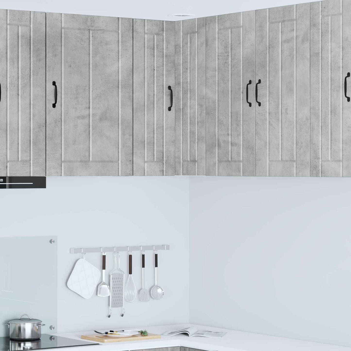 Vaatwasserpaneel Lucca Betongrijs 57 x 57 x 80 cm Bewerkt hout is nu te koop bij PeponiXL, paradijselijk wonen!