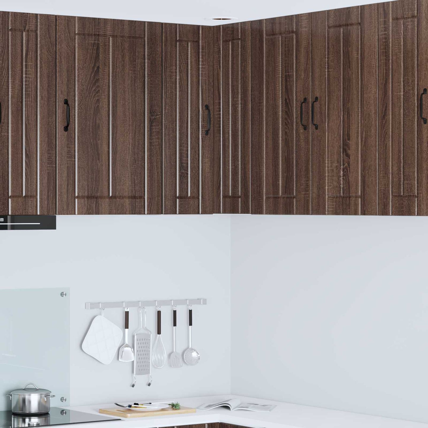 Keukenkast Bruin Eiken 57 x 57 x 80 cm Bewerkt hout is nu te koop bij PeponiXL, paradijselijk wonen!