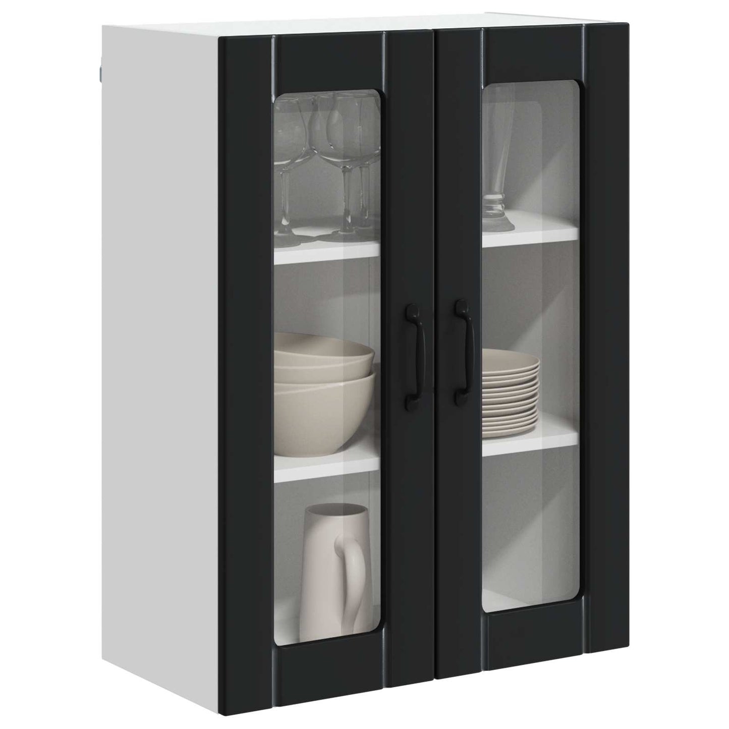Vaatwasserpaneel Lucca Zwart 60 x 31 x 80 cm Bewerkt hout is nu te koop bij PeponiXL, paradijselijk wonen!